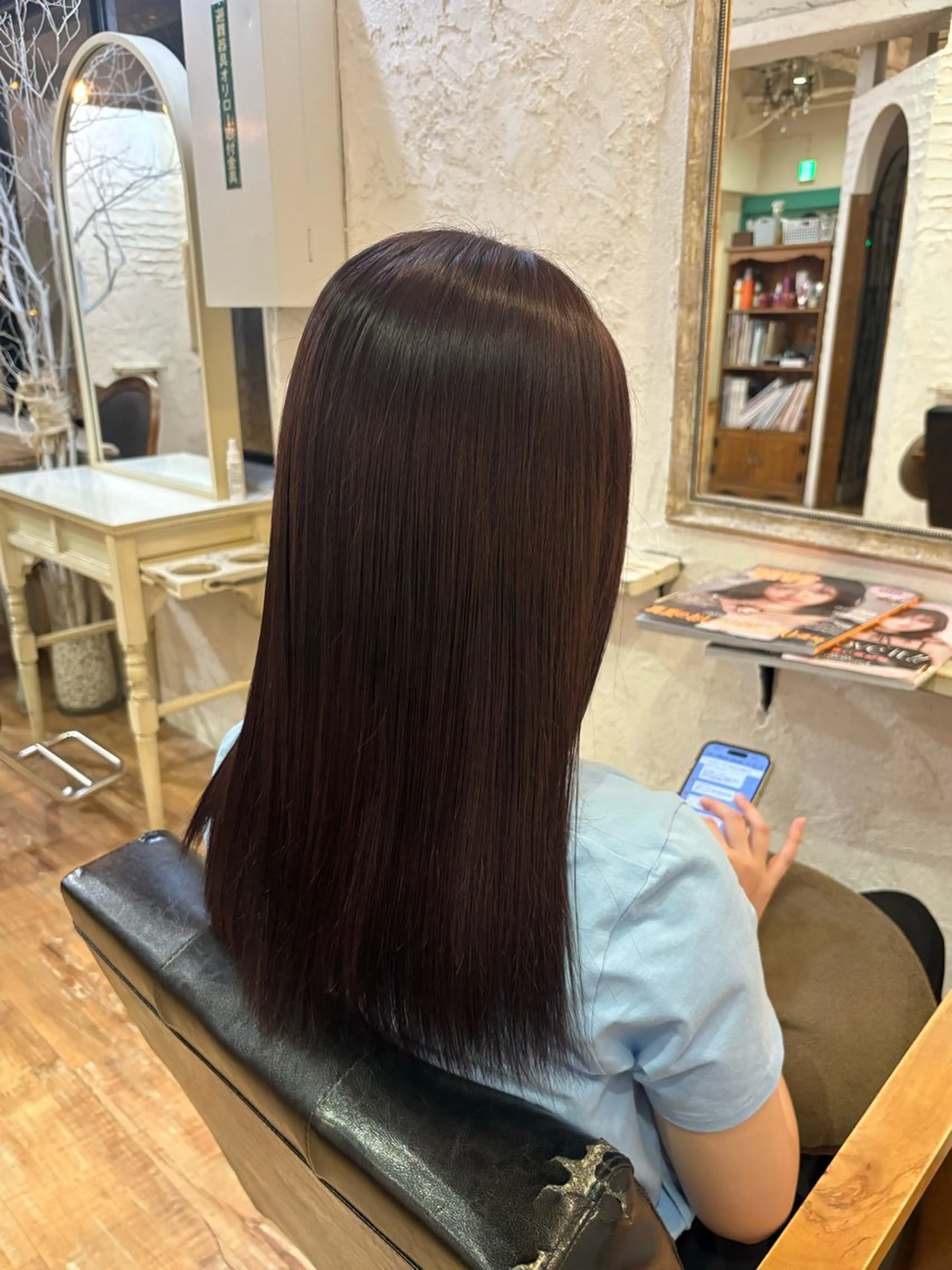 カラー 遠洞 心愛のヘアスタイル