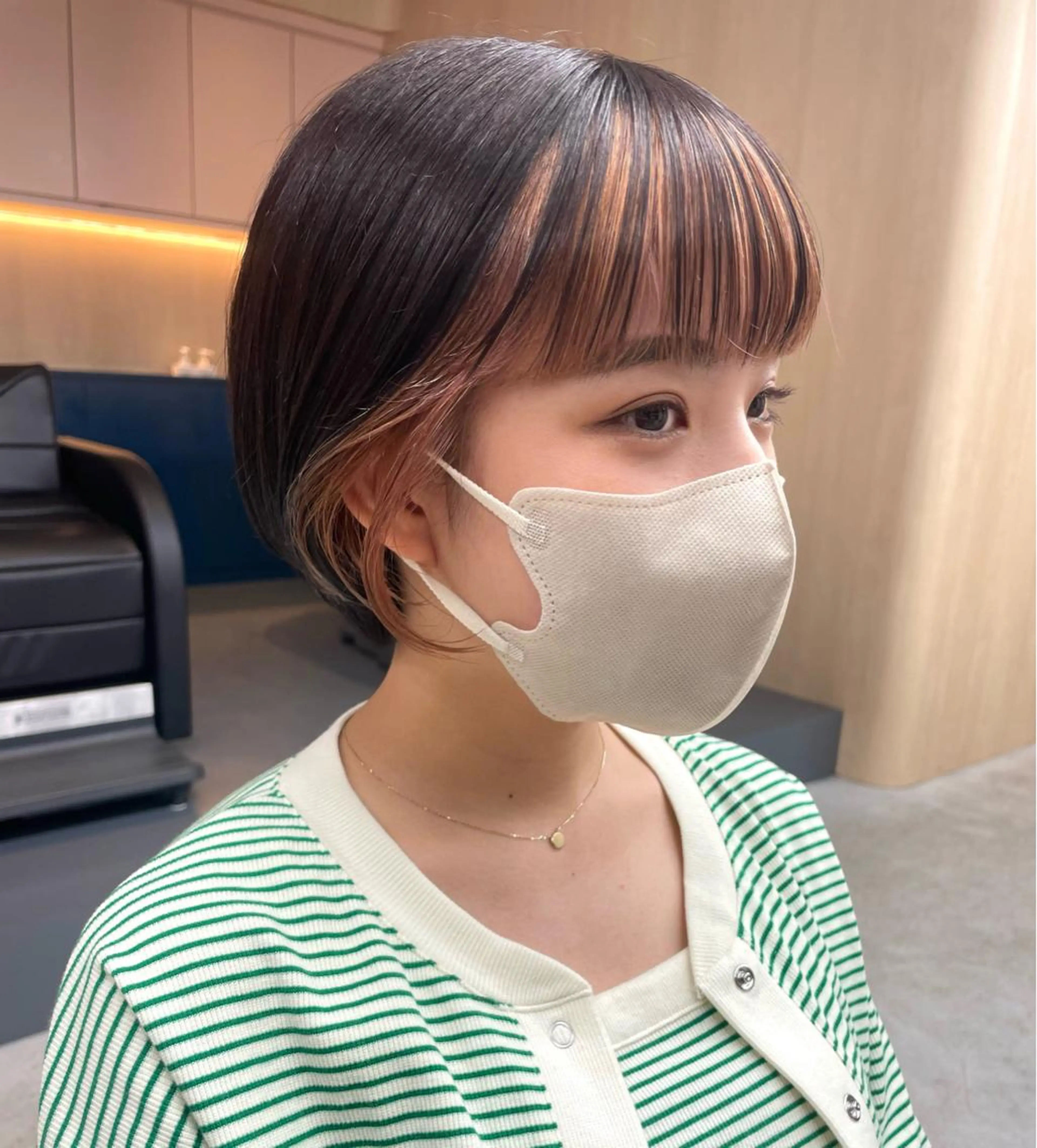 (🫧部分ブリーチ🫧)インナーorイヤリングカラー+全体カラー+トリートメント¥14500→¥11000の写真