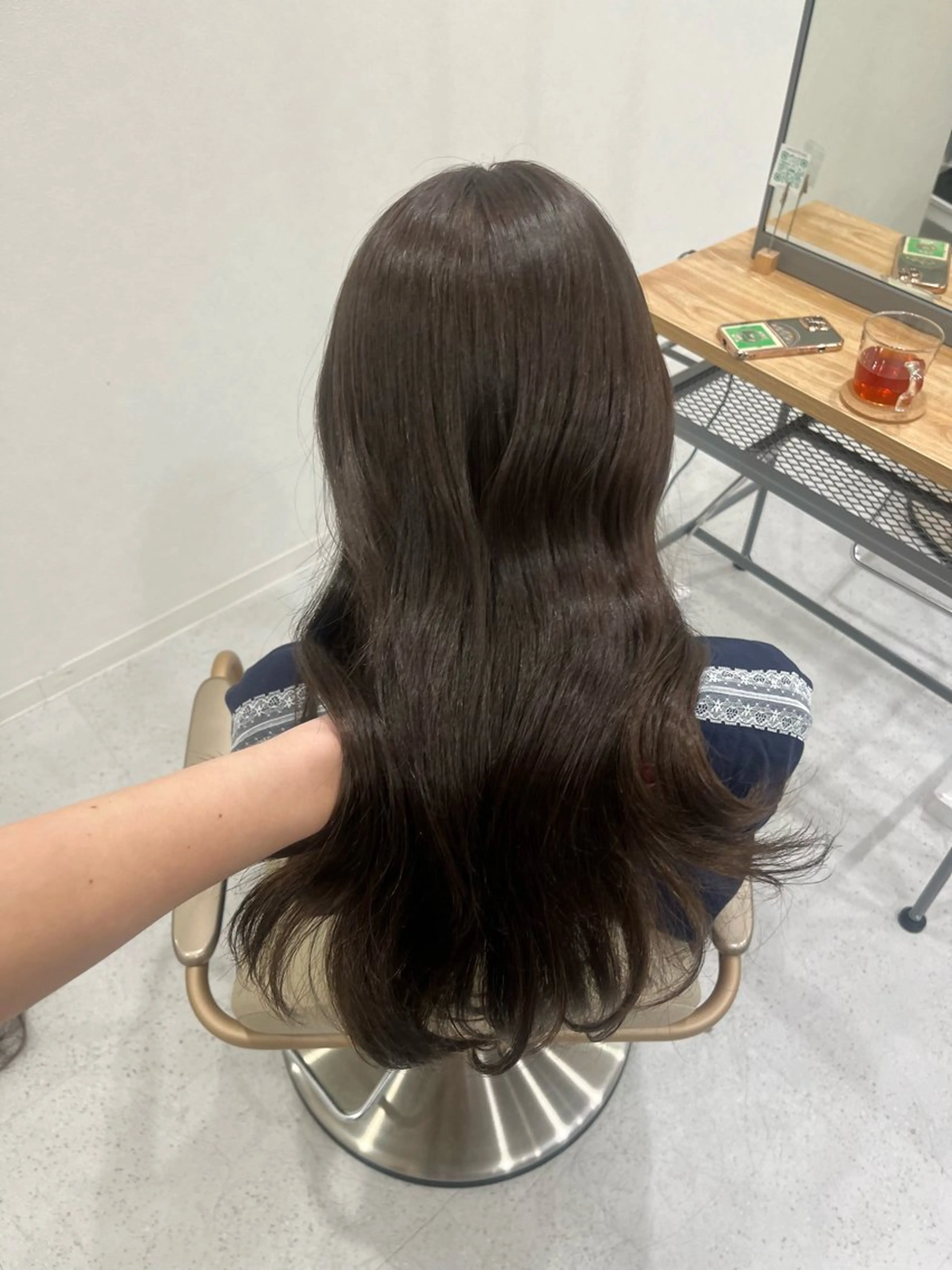 ロング カラー sabo ladies salon所属・ヨシカ/透明感カラー 酸性ストレートのヘアスタイル