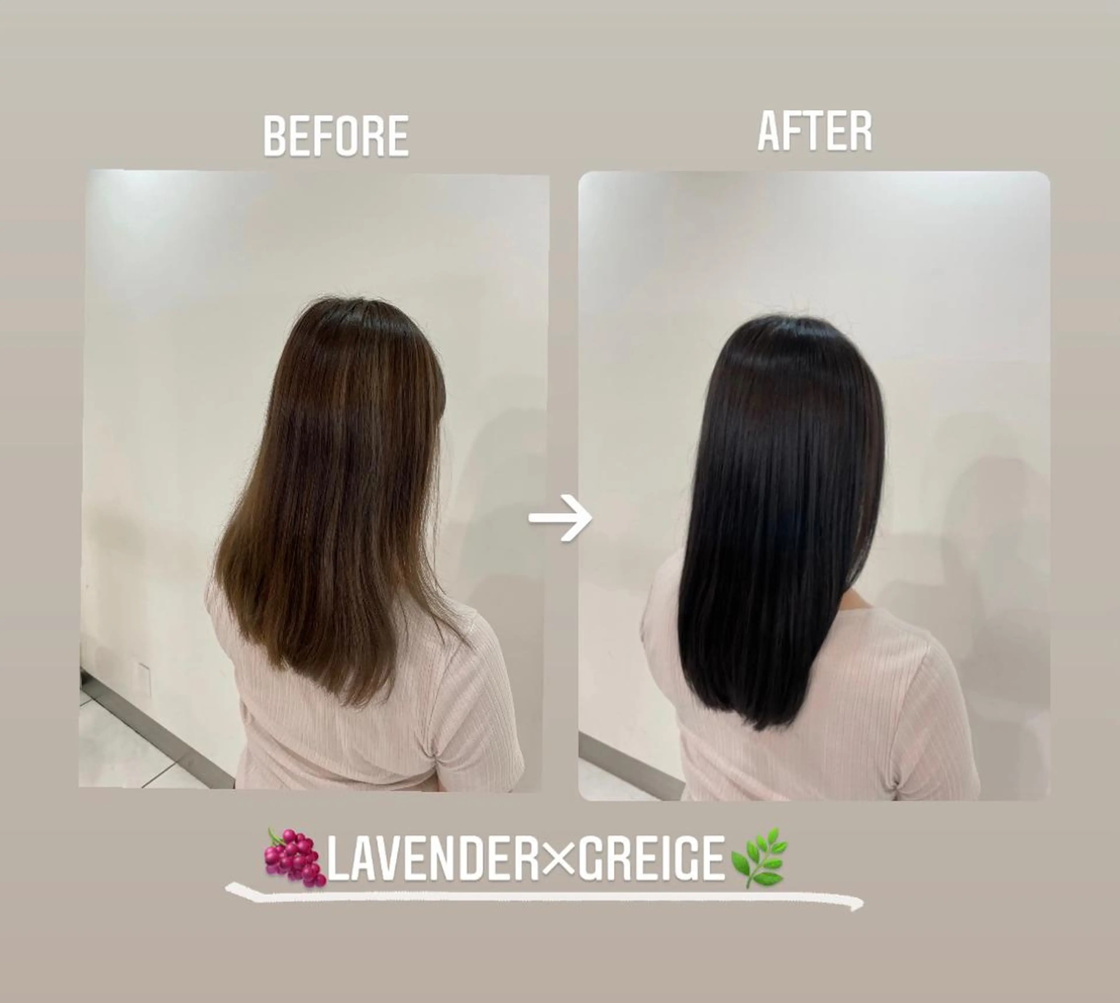 セミロング カラー グレージュ ハイライトカラー ラベンダーカラー ラベンダーグレージュ ラベンダーグレー amu所属・Kaho🌼/メンズ ニュアンスパーマのヘアスタイル