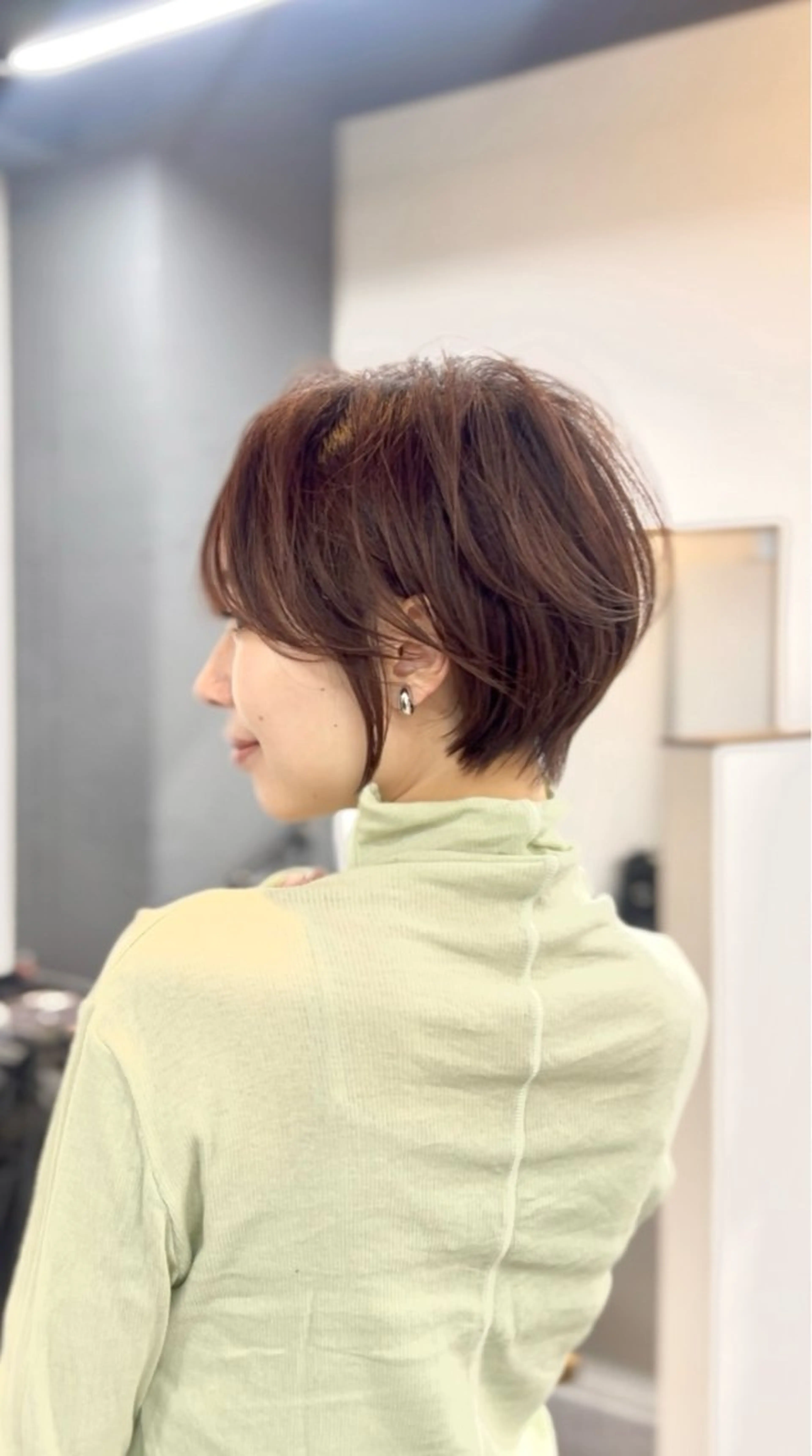 ショート カラー ショートボブ ボブ ショートヘア 表参道【髪質改善】 宮嶋勇太のヘアスタイル