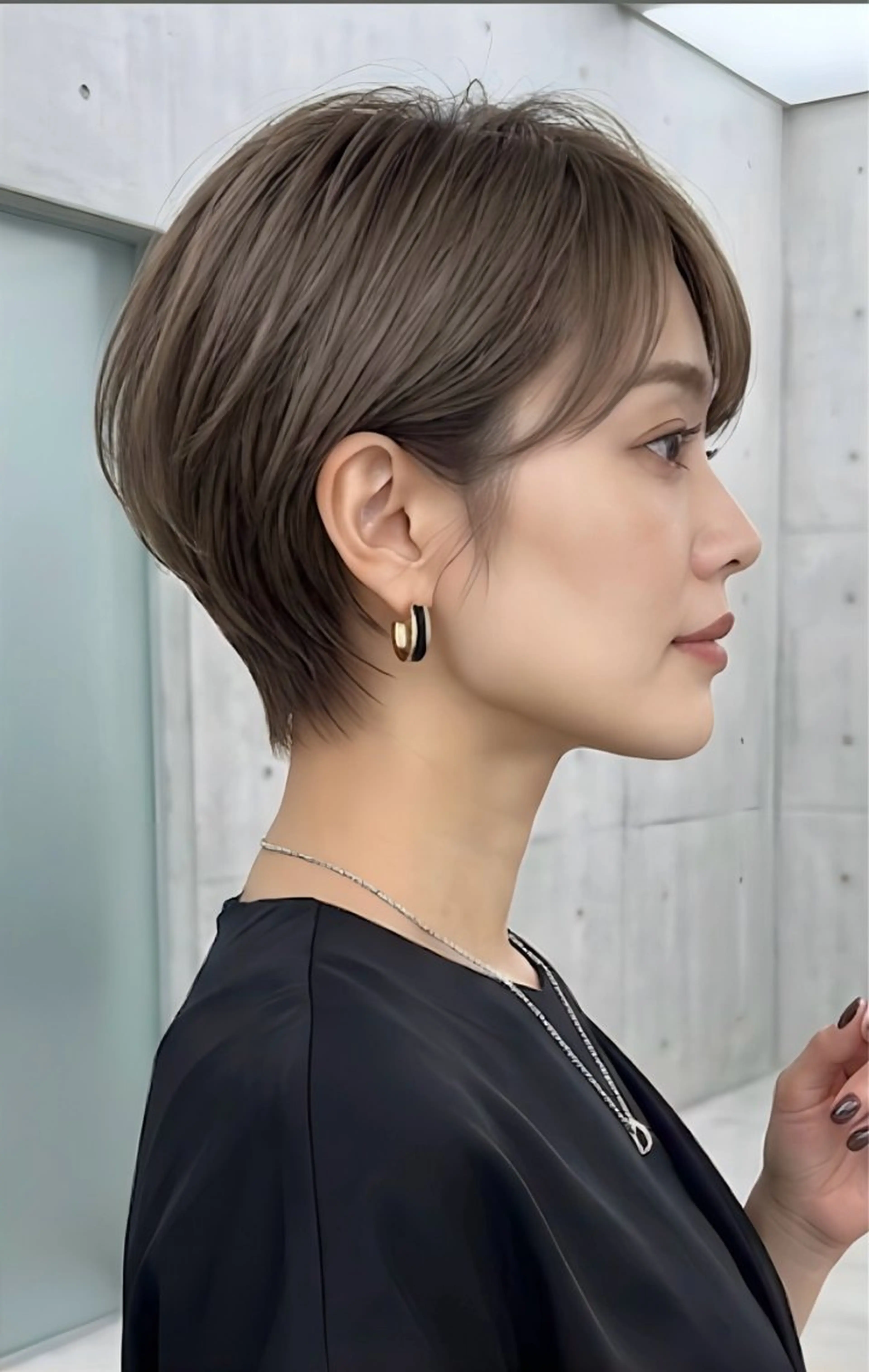 ショート カラー カット トリートメント M.SLASH 辻 孝志のヘアスタイル