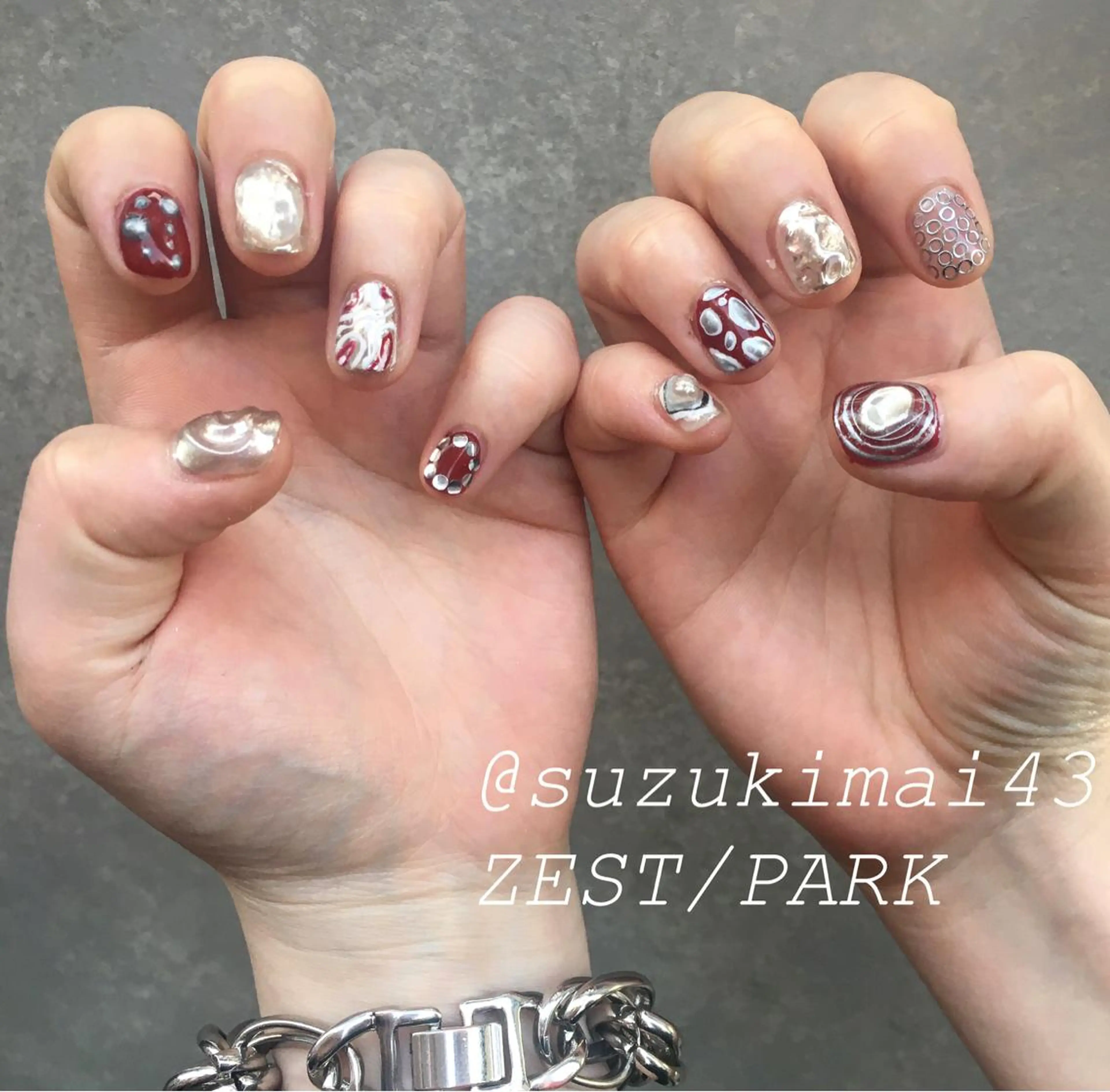 ネイル 【似合わせ提案】鈴木 舞のネイルデザイン