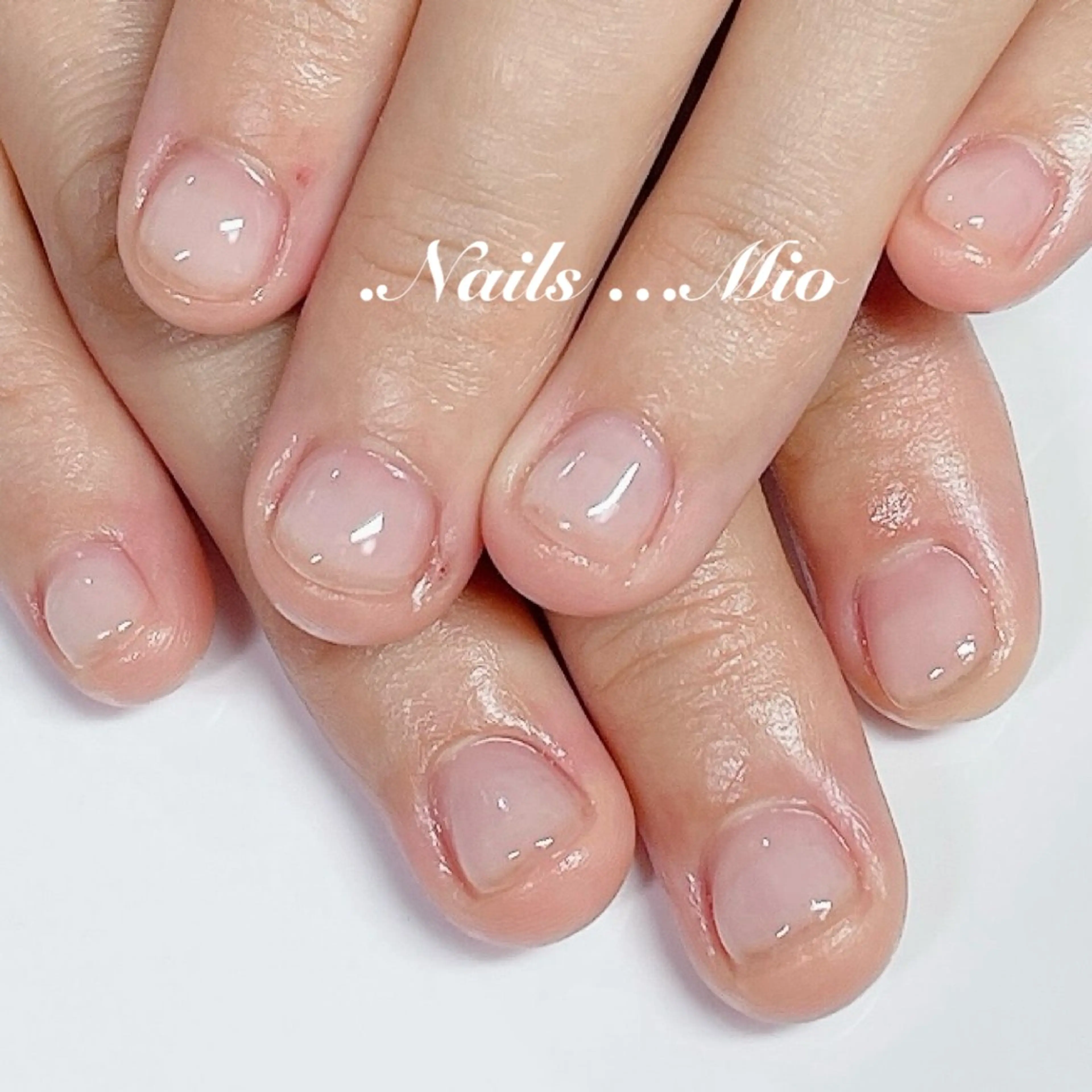 ネイル クリアネイル ジェルネイル .Nails Mio 赤羽西ネイルサロンのネイルデザイン