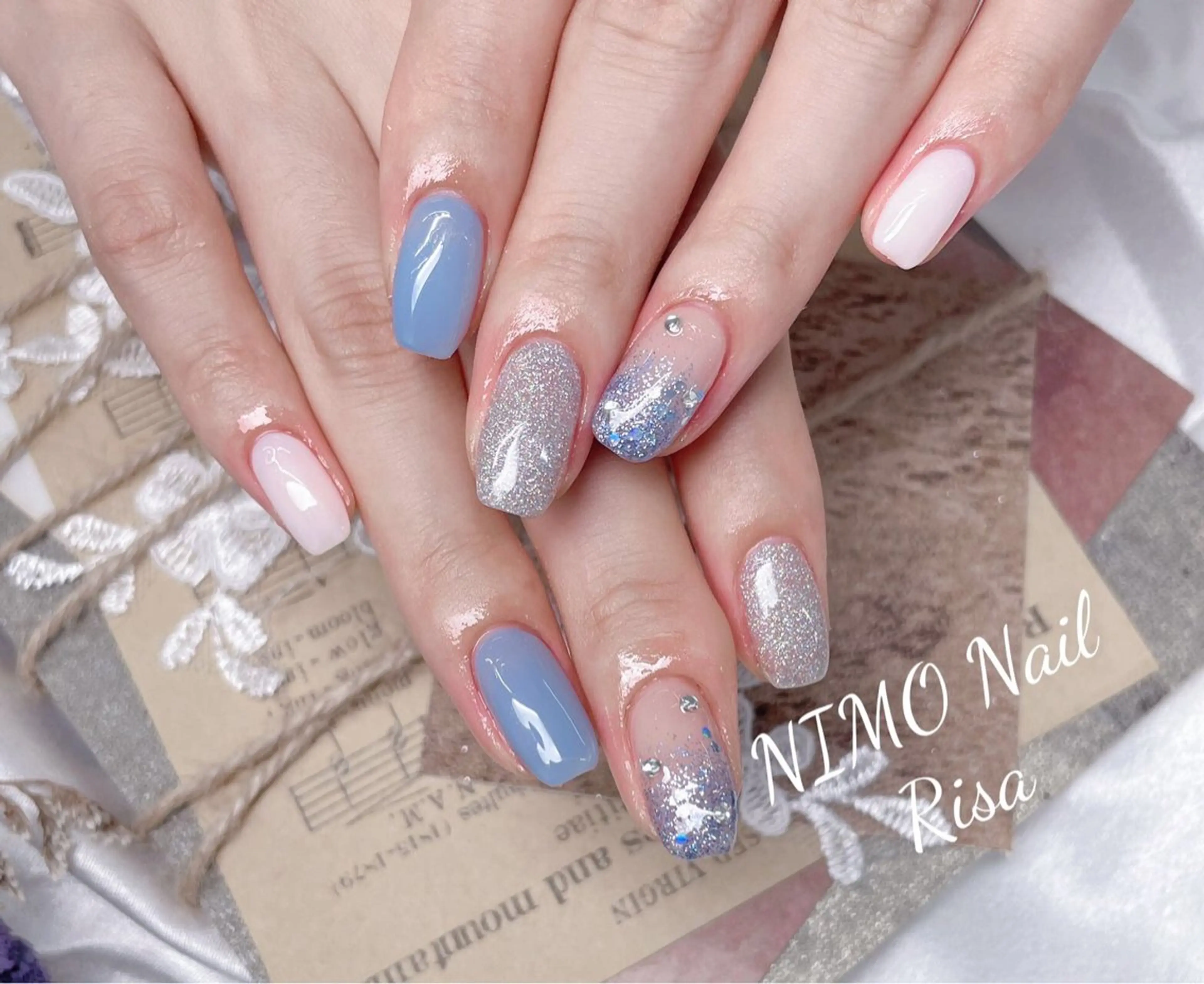 ネイル ハンドネイル RI SA☀️ リサのネイルデザイン