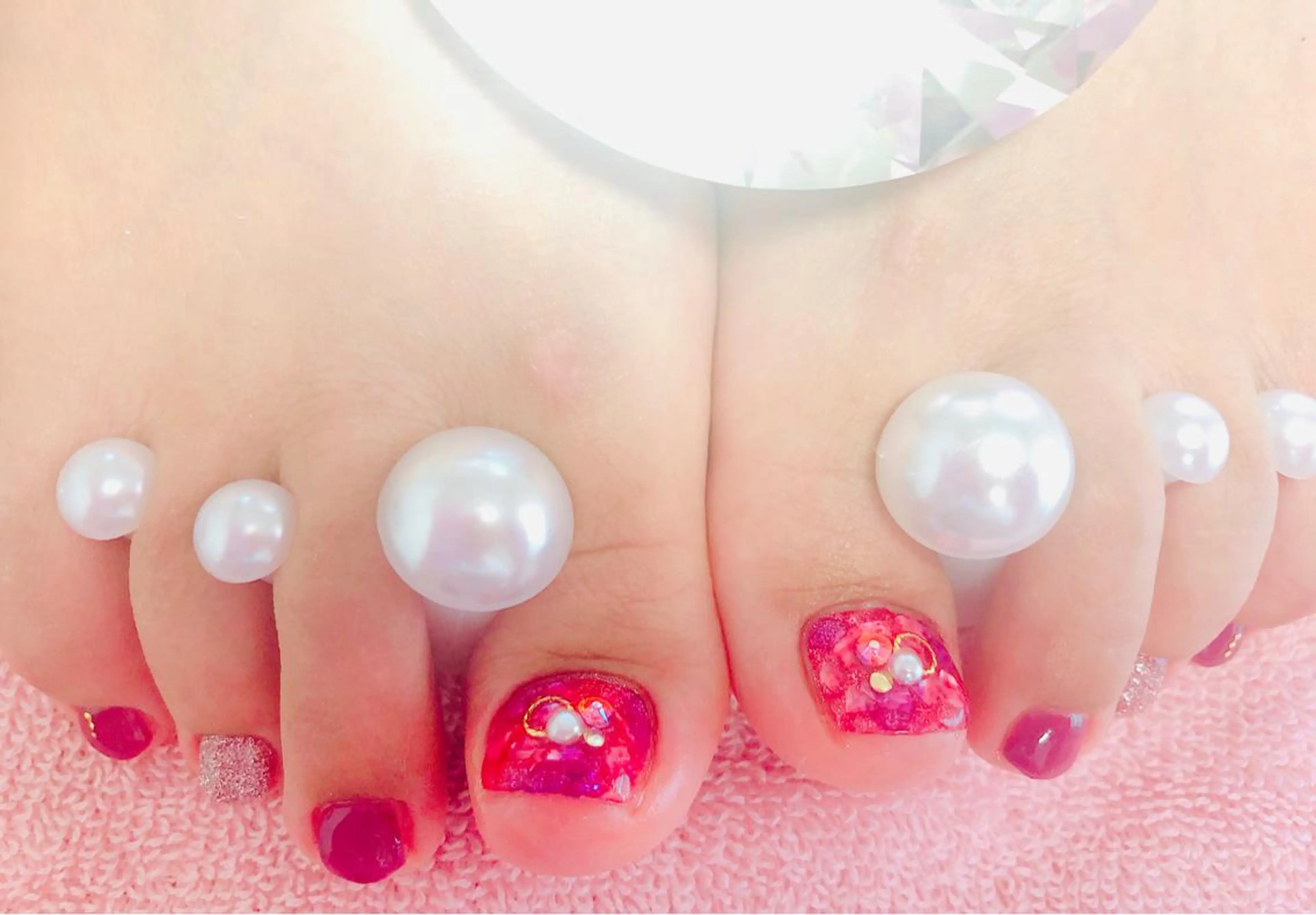 ネイル フットネイル CROWN プライベートサロンのネイルデザイン