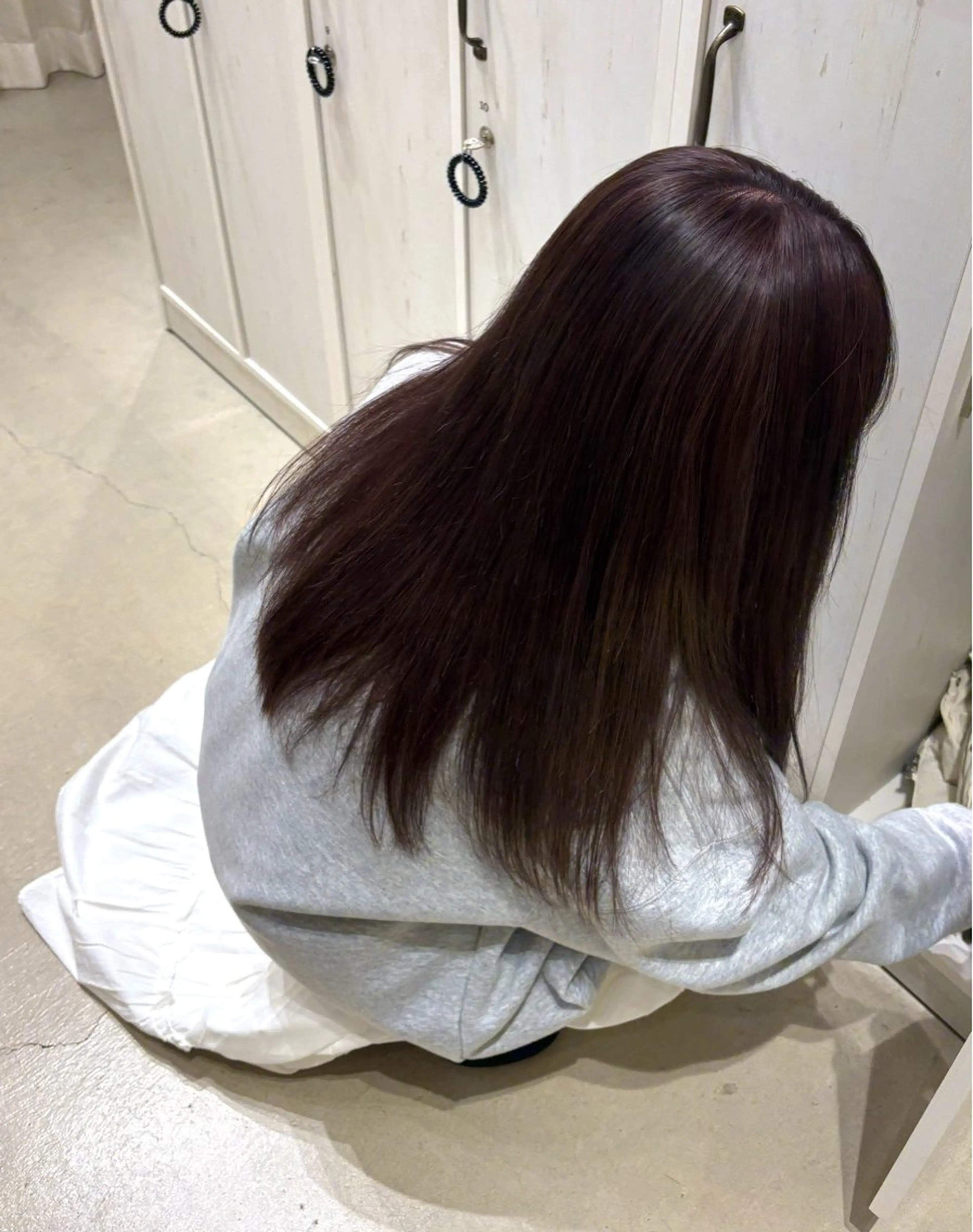 カラー 透明感カラー ラベンダーカラー つちだ ゆうひ / 暗髪カラー⟡.·のヘアスタイル