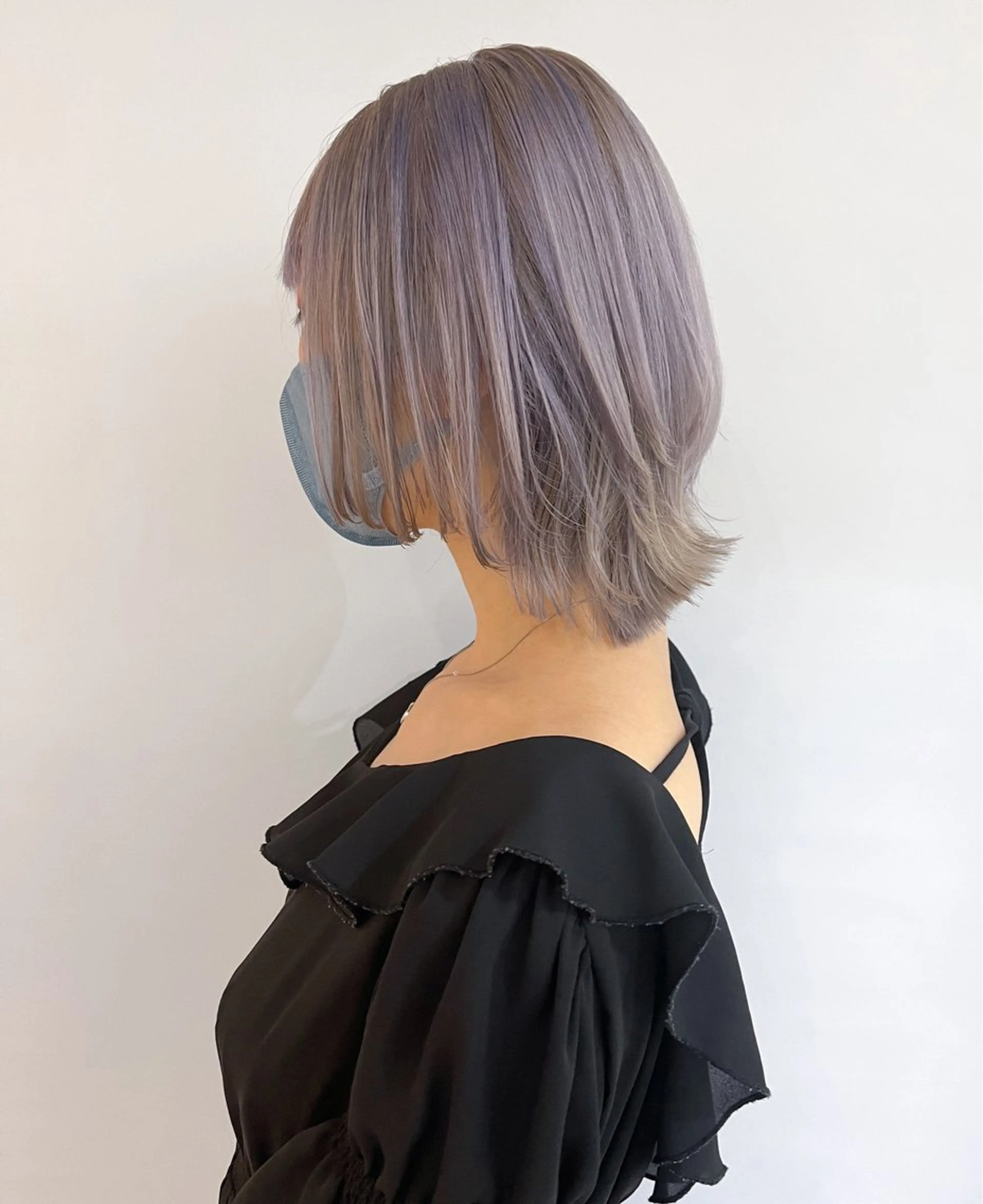 ミディアム Kva所属・ウルフ/ハイトーン /髪質改善/AIRIのヘアスタイル