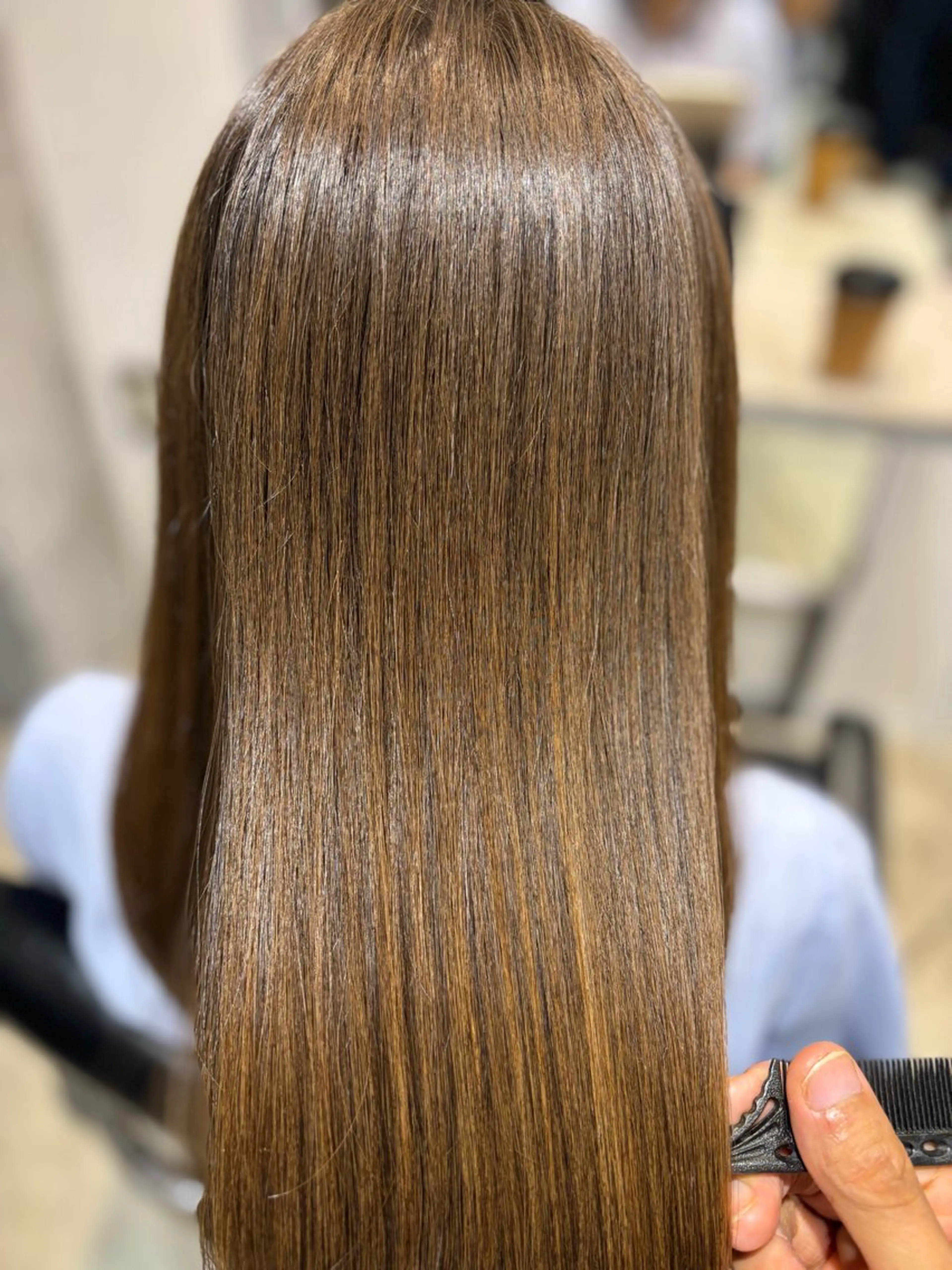 【ミニモ限定】✨カット✂️＋髪質改善トリートメント🌿 内部補修で潤いと艶をプラス！の写真