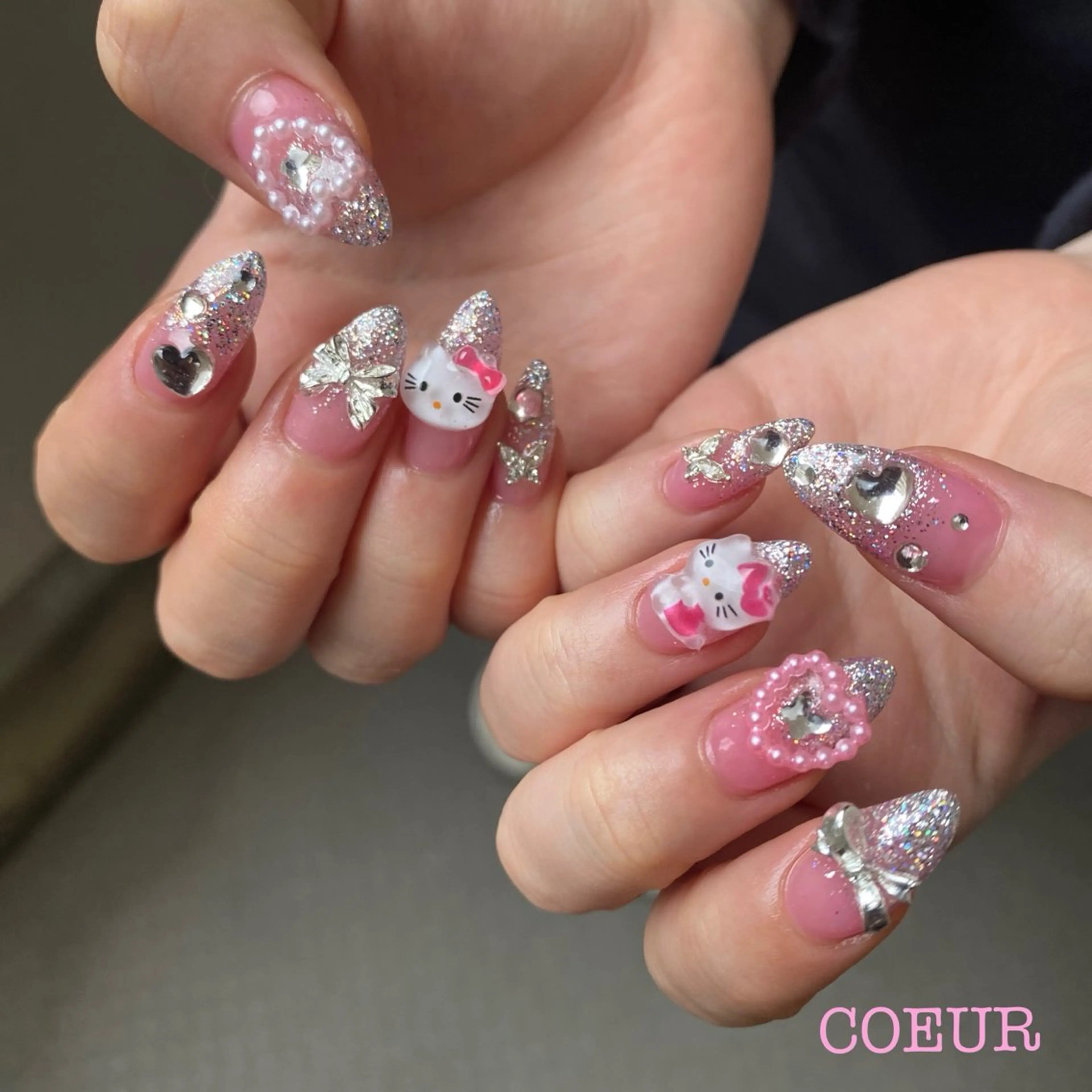 ネイル ハンドネイル COEUR✴︎ yukikaのネイルデザイン