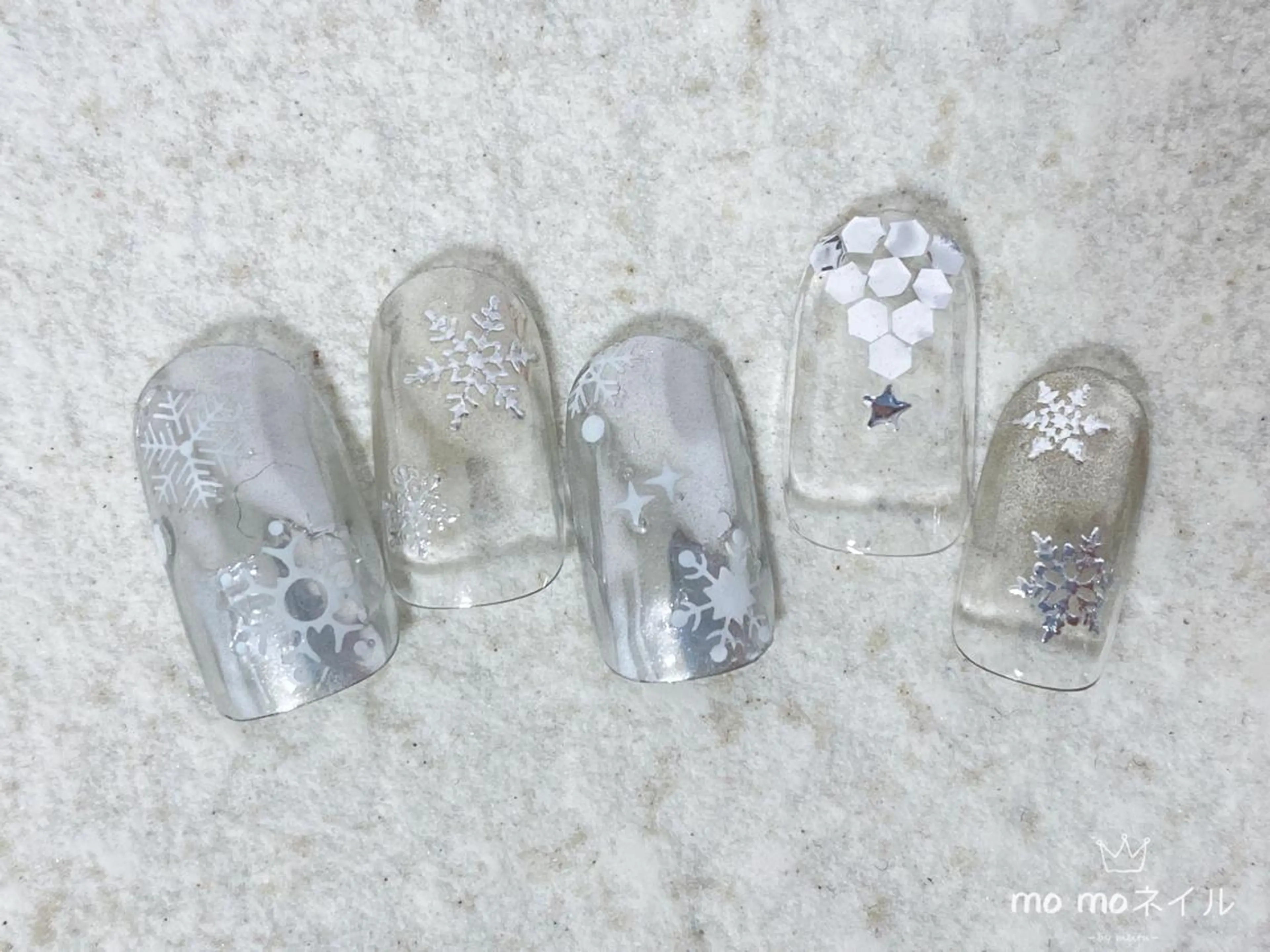 カラー ネイル クリスマス 冬ネイル クリスマス MOMO nailのネイルデザイン