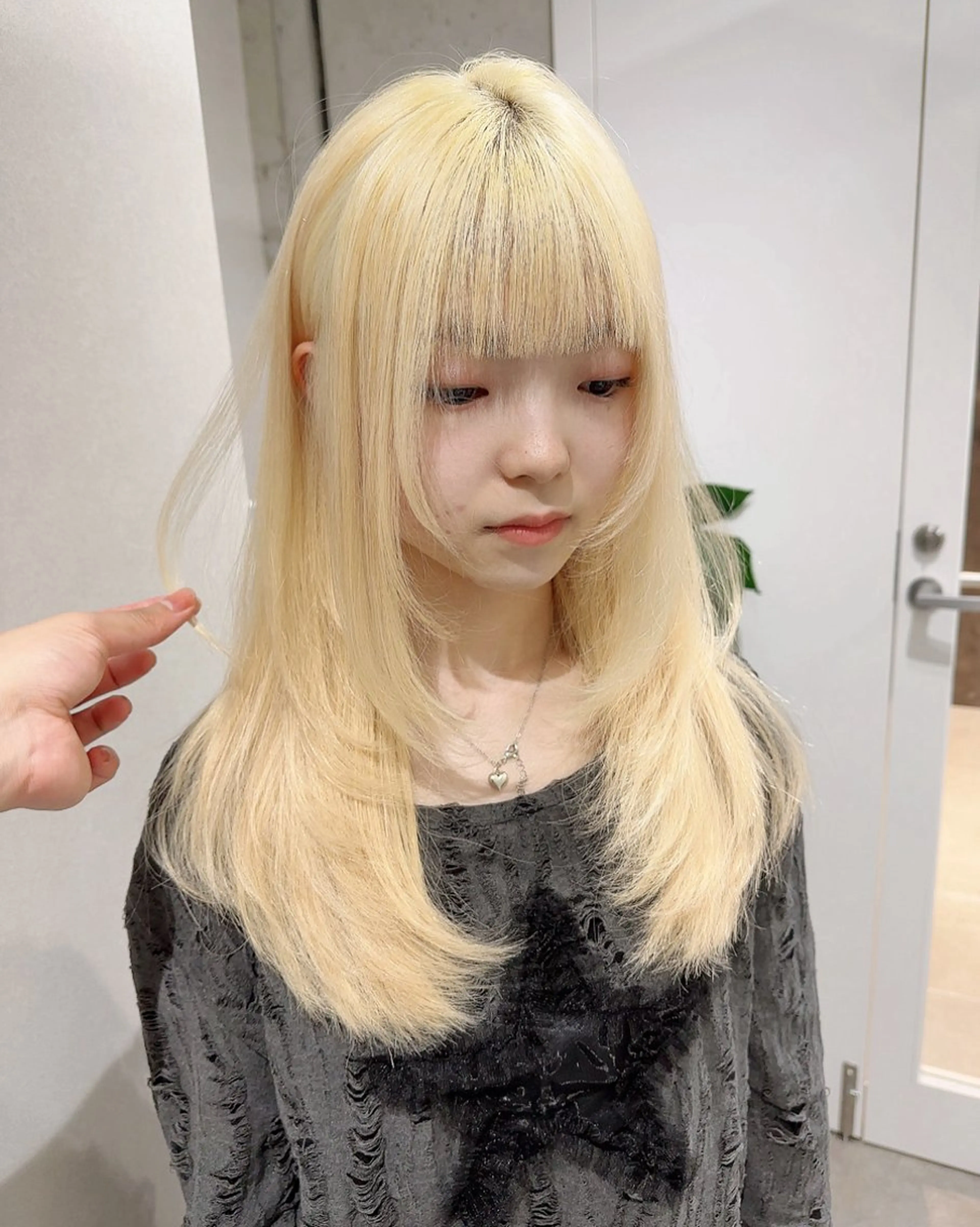 【学割U24】リタッチブリーチ＋トリートメント✂️の写真