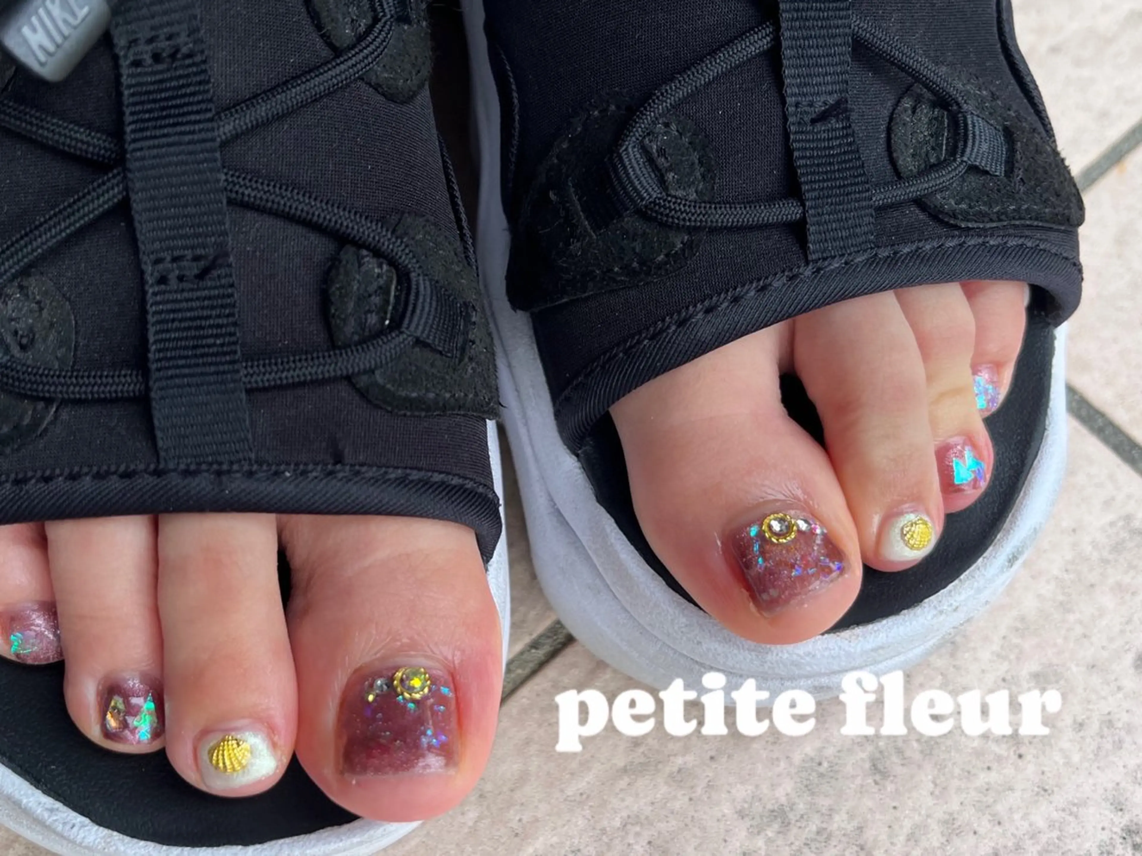 ネイル フットネイル ビューティーサロン プチフルールのネイルデザイン