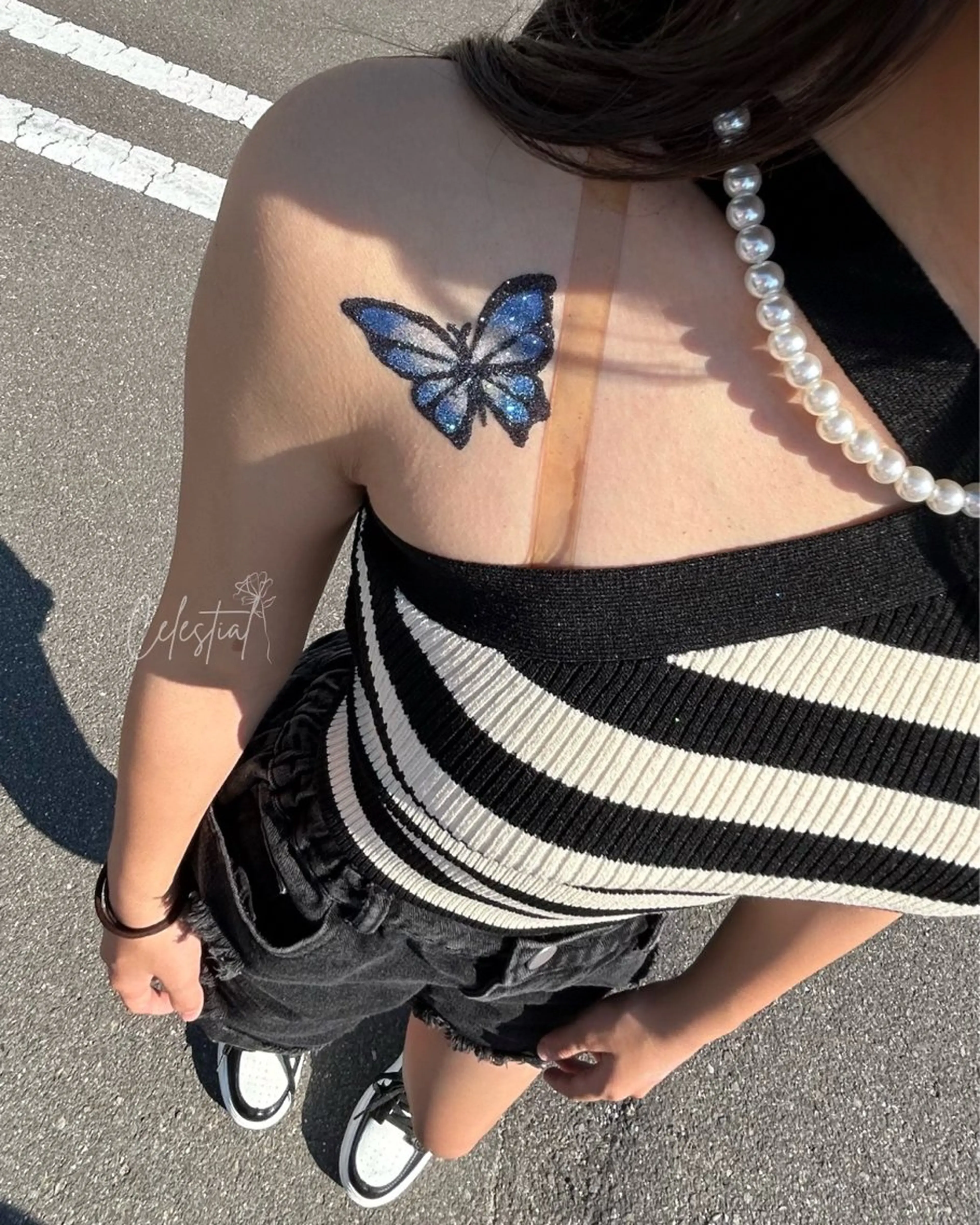 🎀話題のボディジュエリー⌇キラキラタトゥー💎の写真