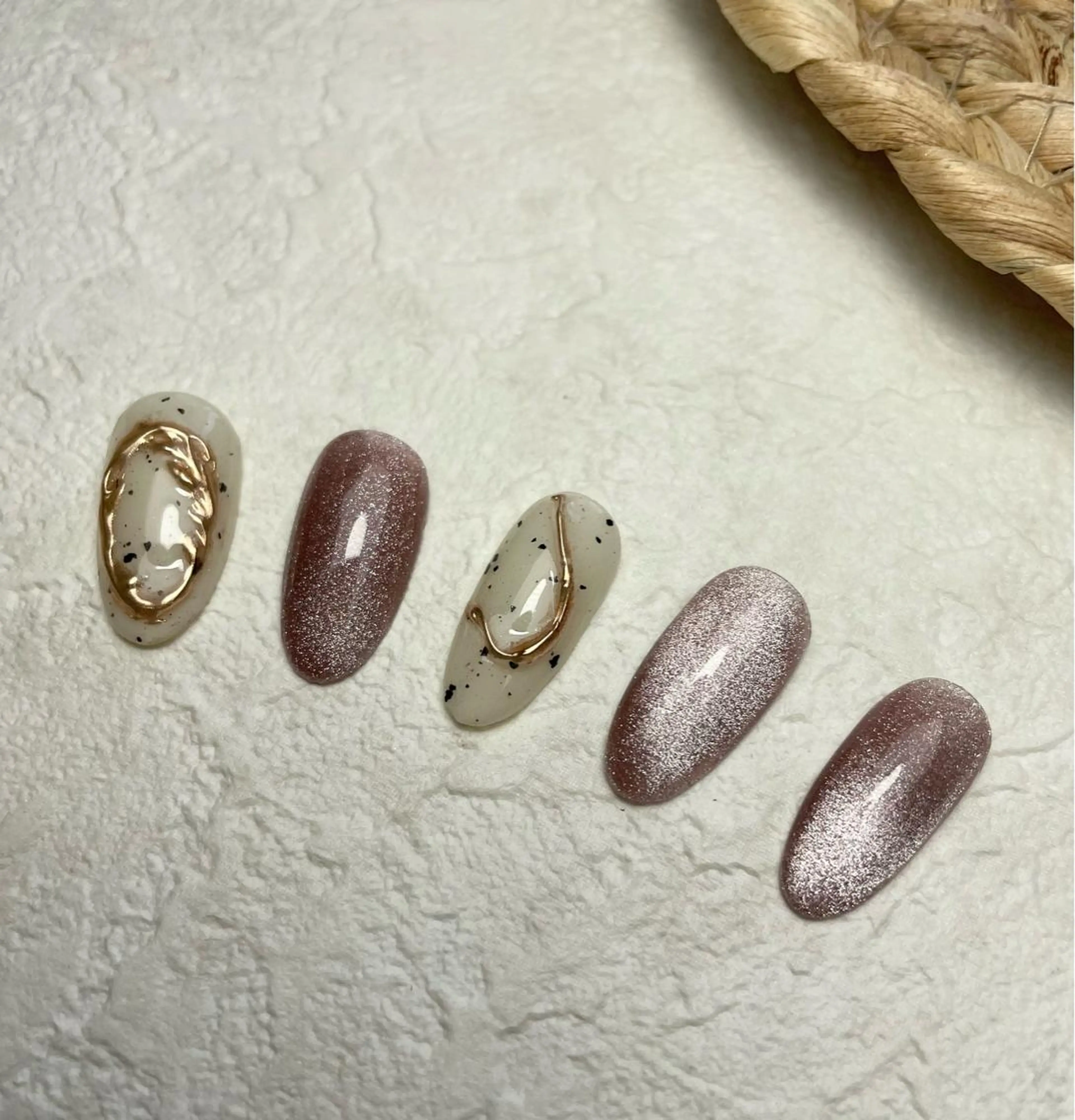 ネイル ハンドネイル M🌷nail 長さだし専門店のネイルデザイン