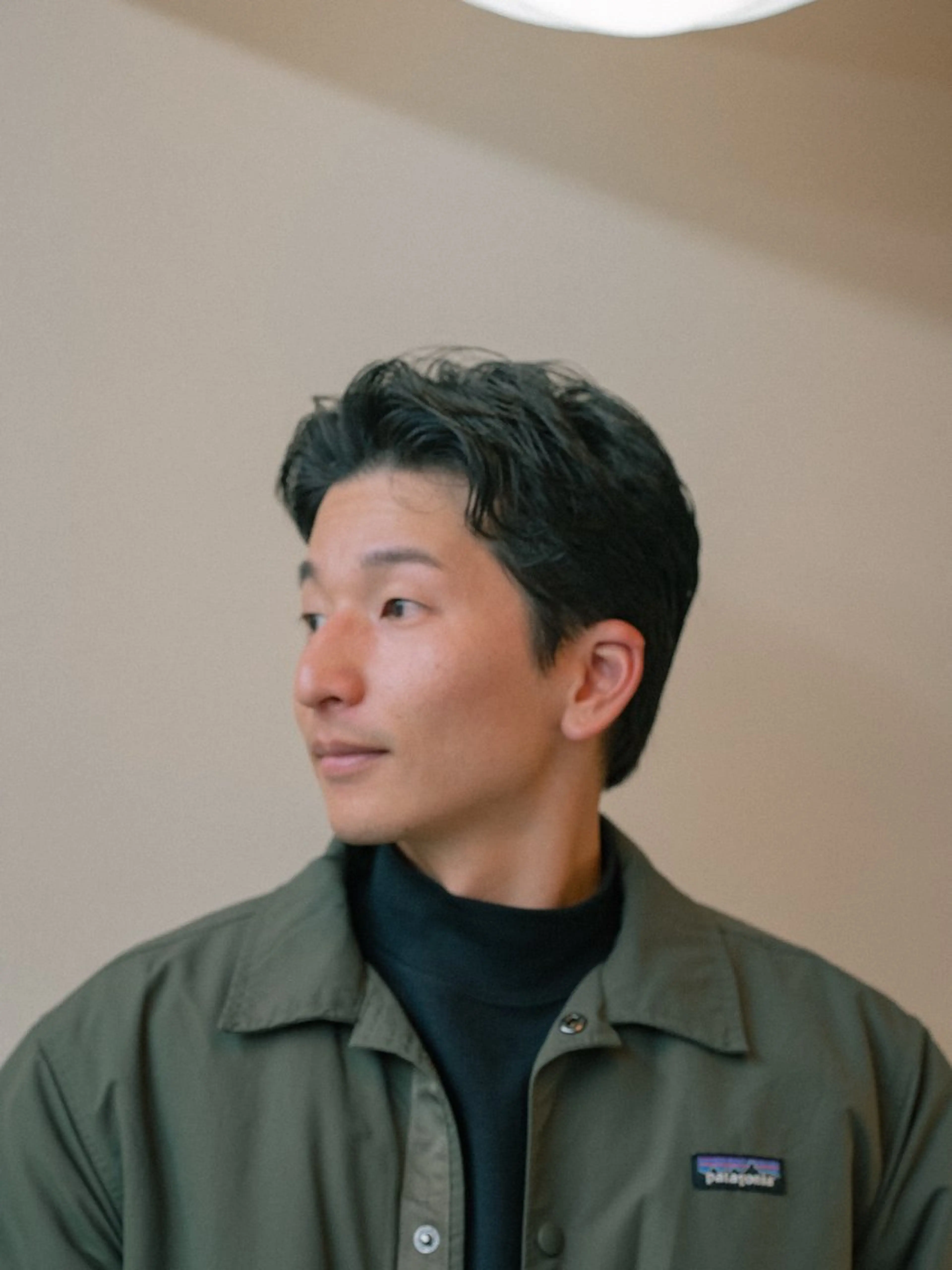 ショート カラー パーマ メンズ オールバック ショートヘア カット パーマ 🔗メンズサロン🔗 Kieのヘアスタイル