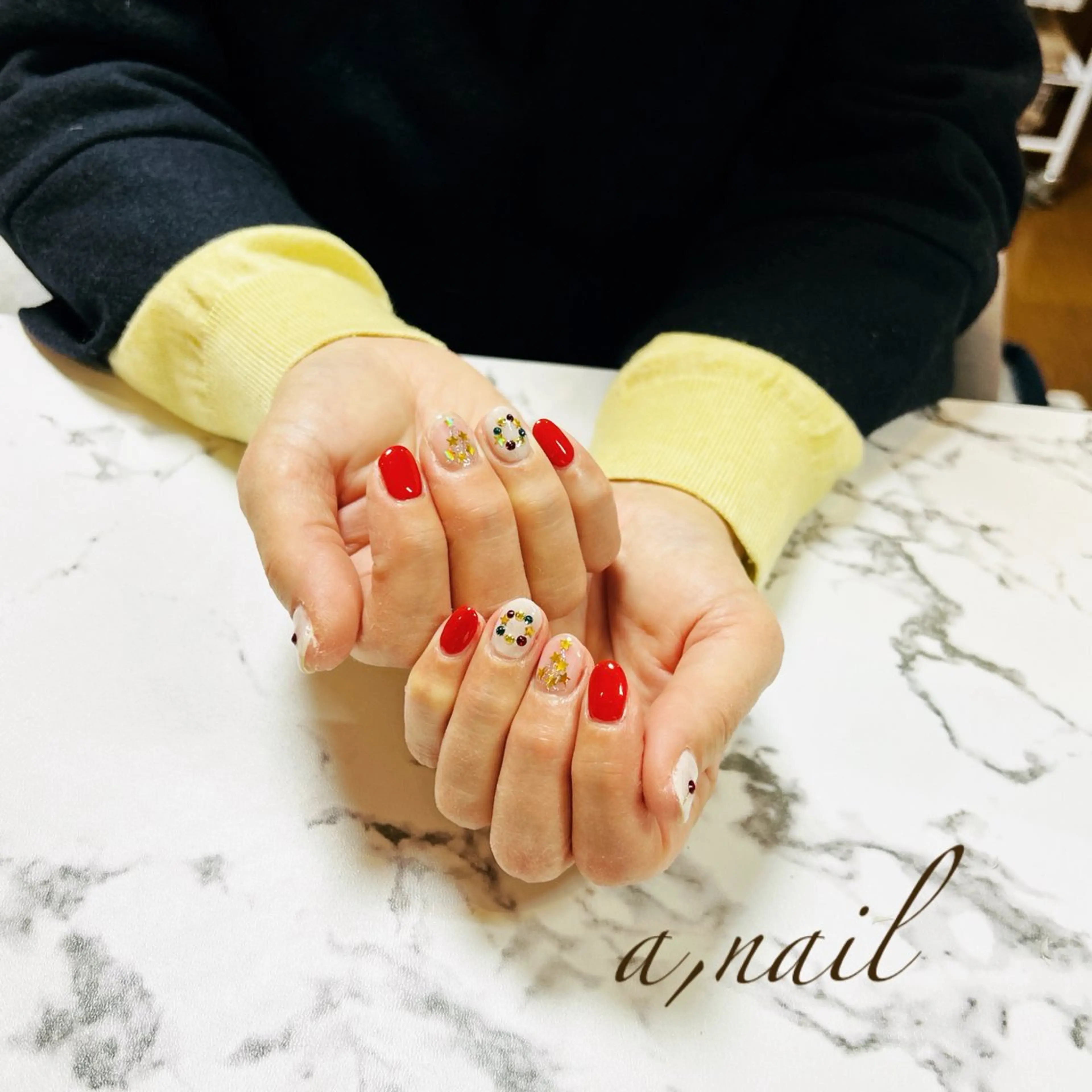 ネイル フットネイル ジェルネイル グラデーション キラキラネイル マグネットネイル ハンドネイル ネイルサロン エーネイルのネイルデザイン