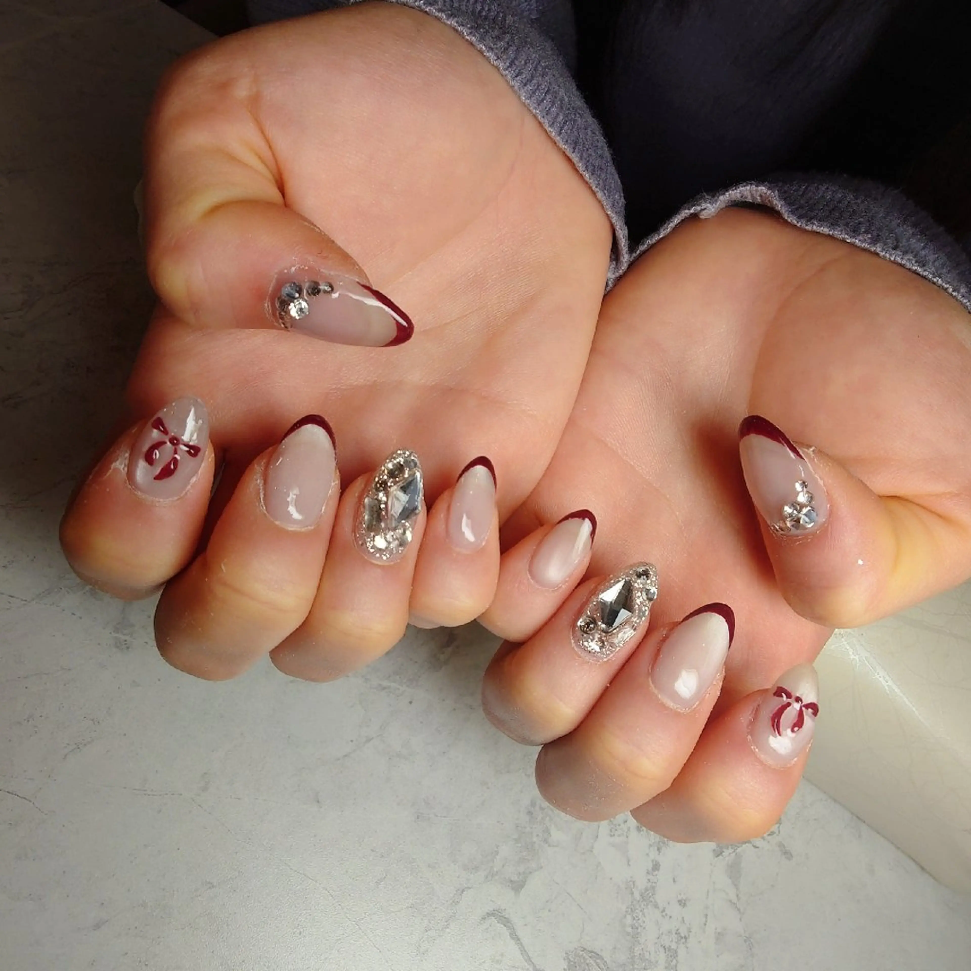 ネイル 長さ出し ハンドネイル nailme! 遠藤智佳のネイルデザイン