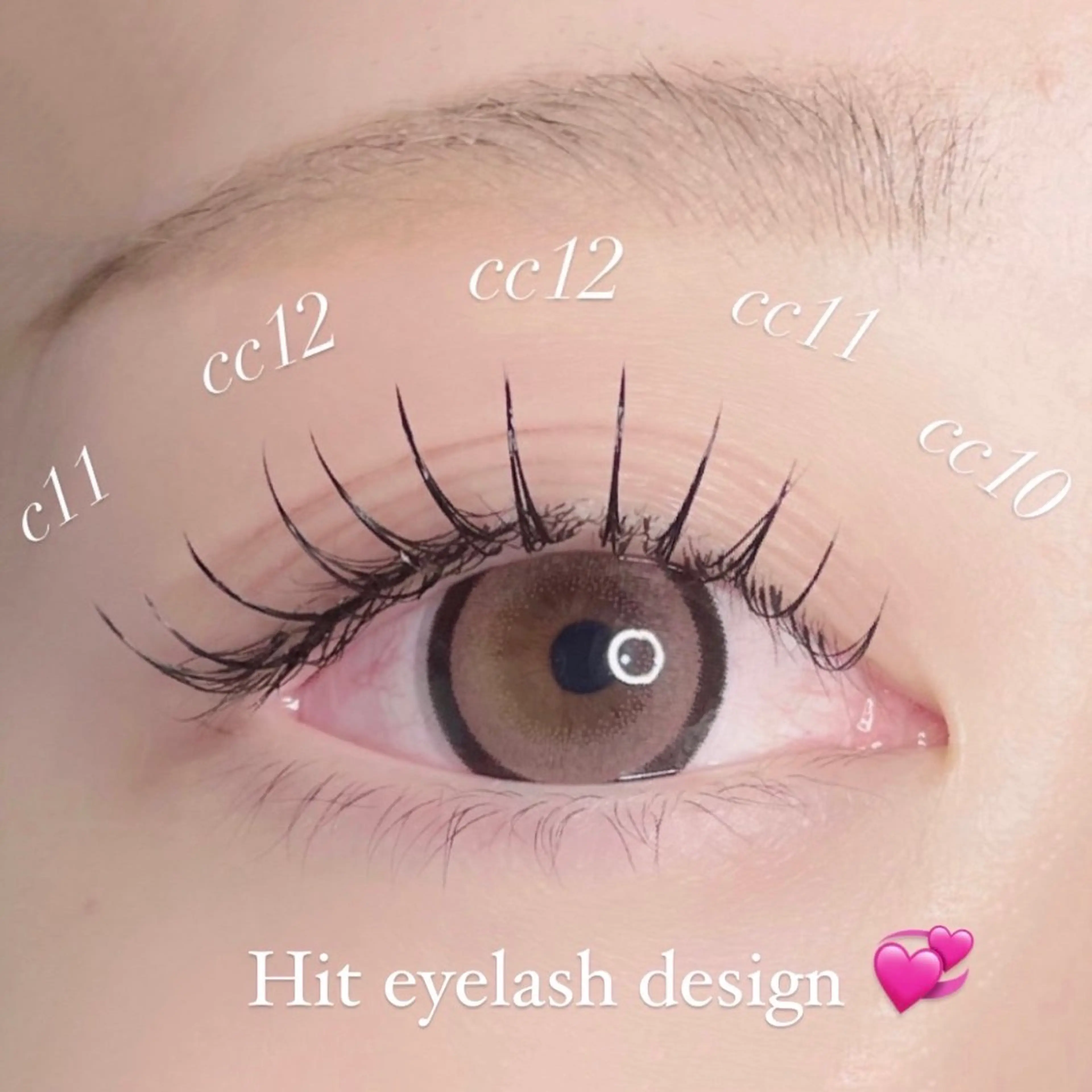 マツエク・マツパ eye mor.所属・小塚 日菜子のマツエク・マツパデザイン