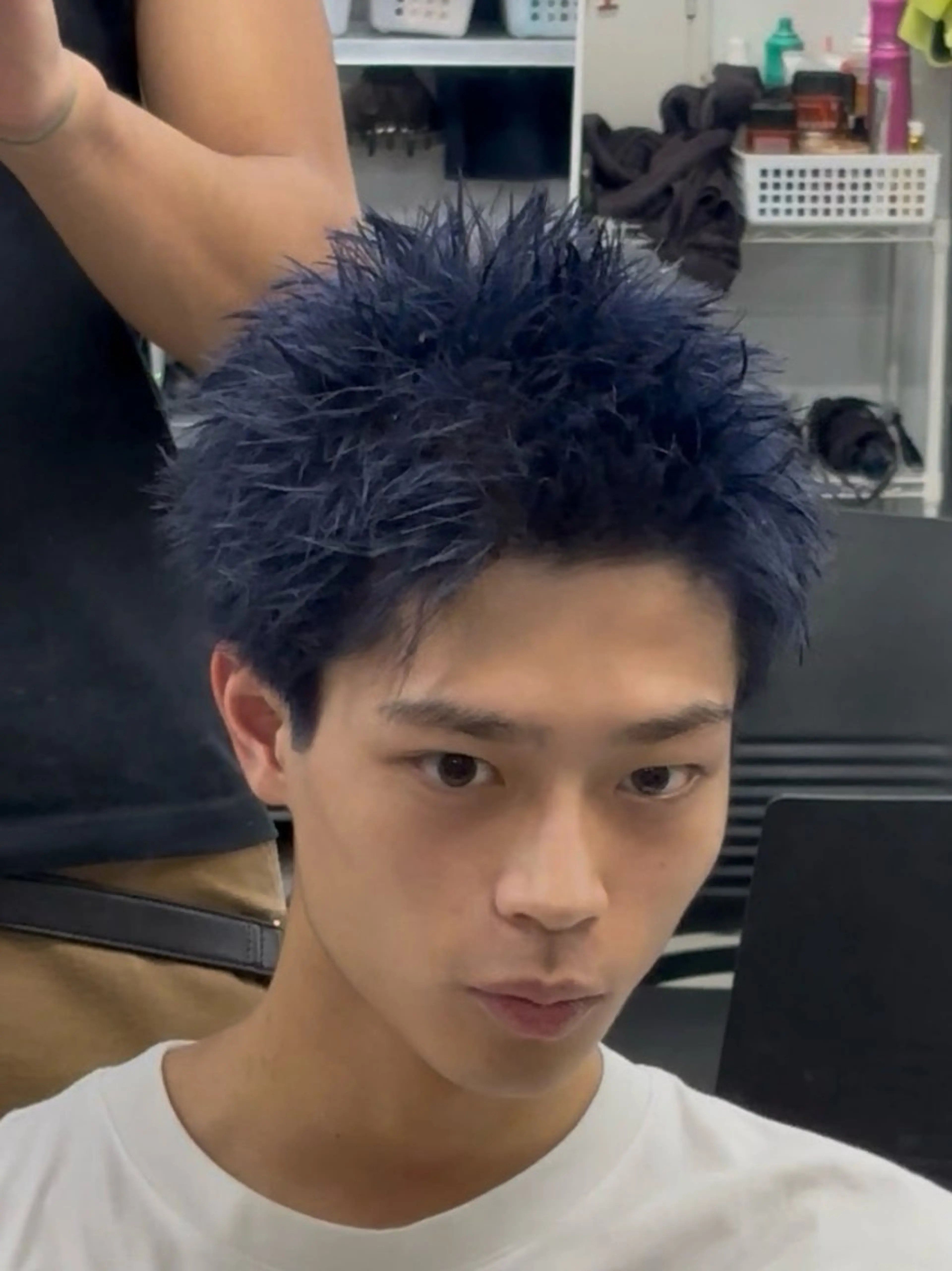 ショート カラー メンズ メンズ特化⚡️パーマ テッタのヘアスタイル