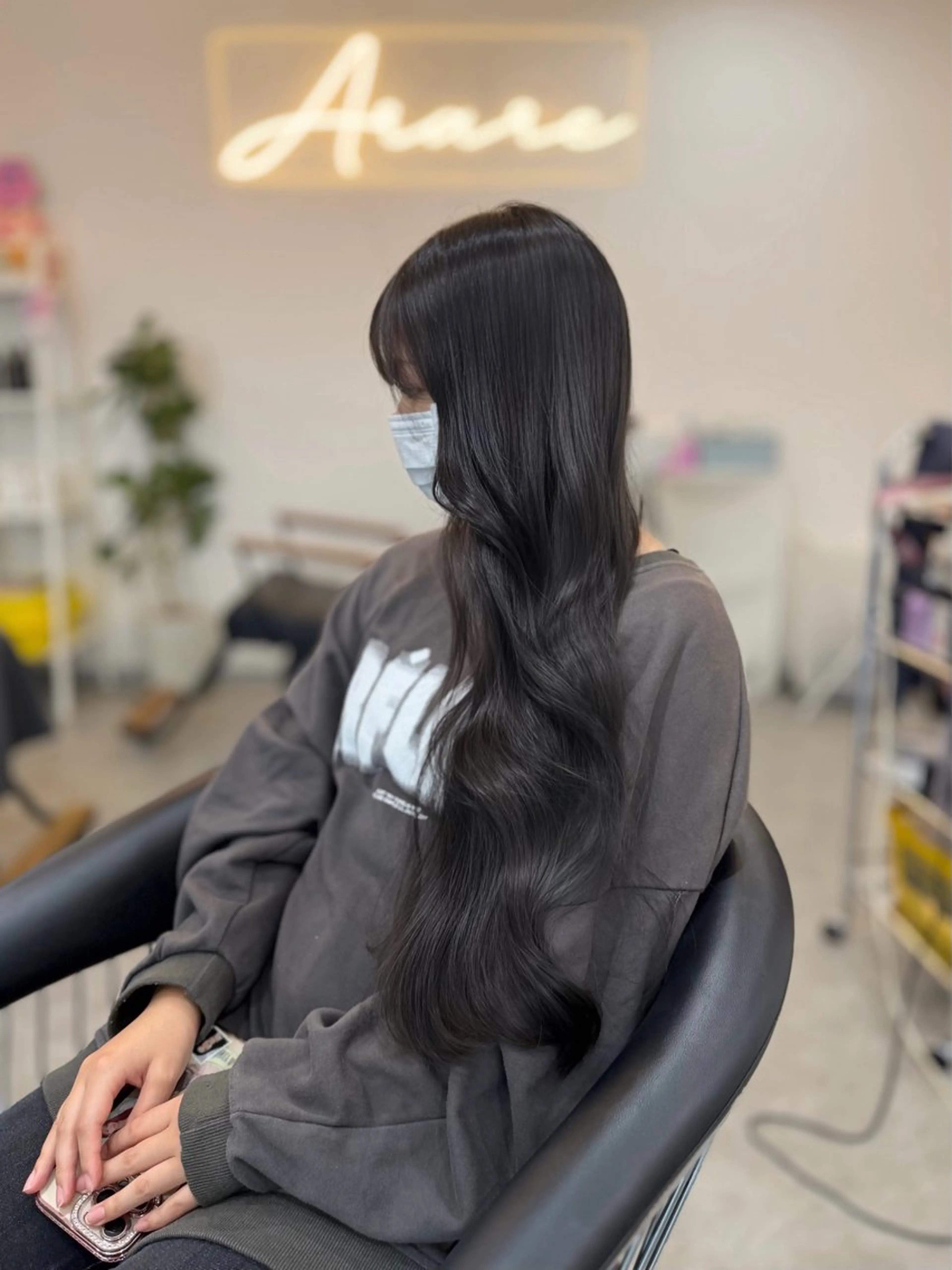 ロング カット ヘアカラー トリートメント ARARE HAIR みゆきのヘアスタイル