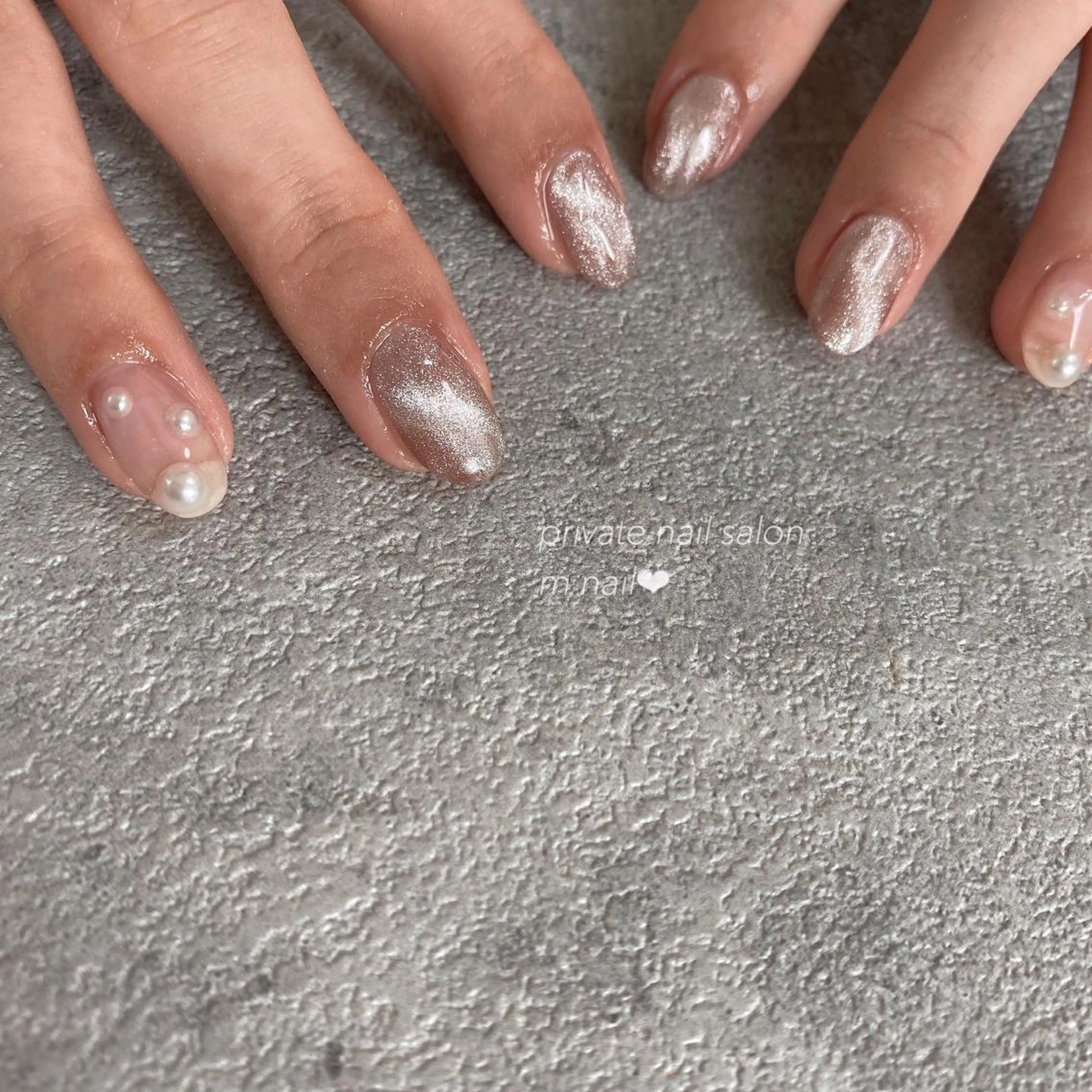 ネイル マグネットネイル ハンドネイル 小河原 舞のネイルデザイン