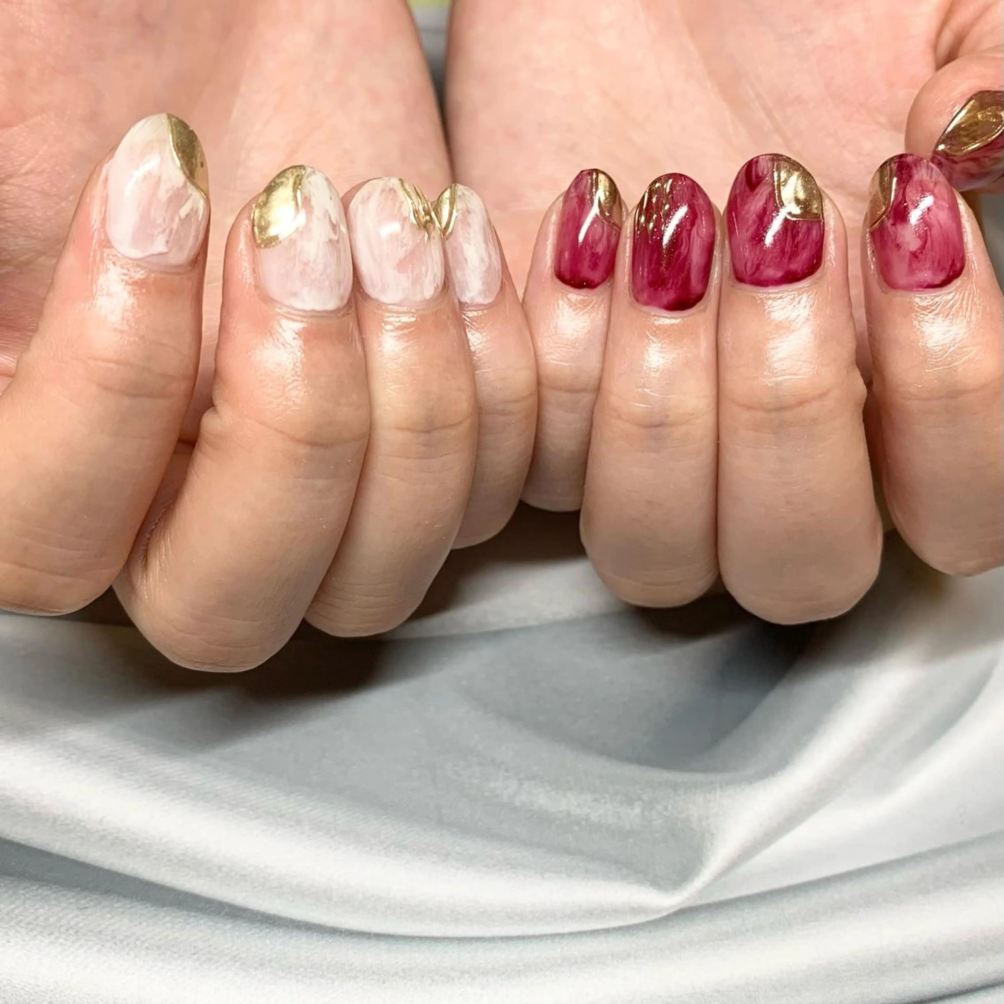 ネイル ハンドネイル ウシク ミユキのネイルデザイン