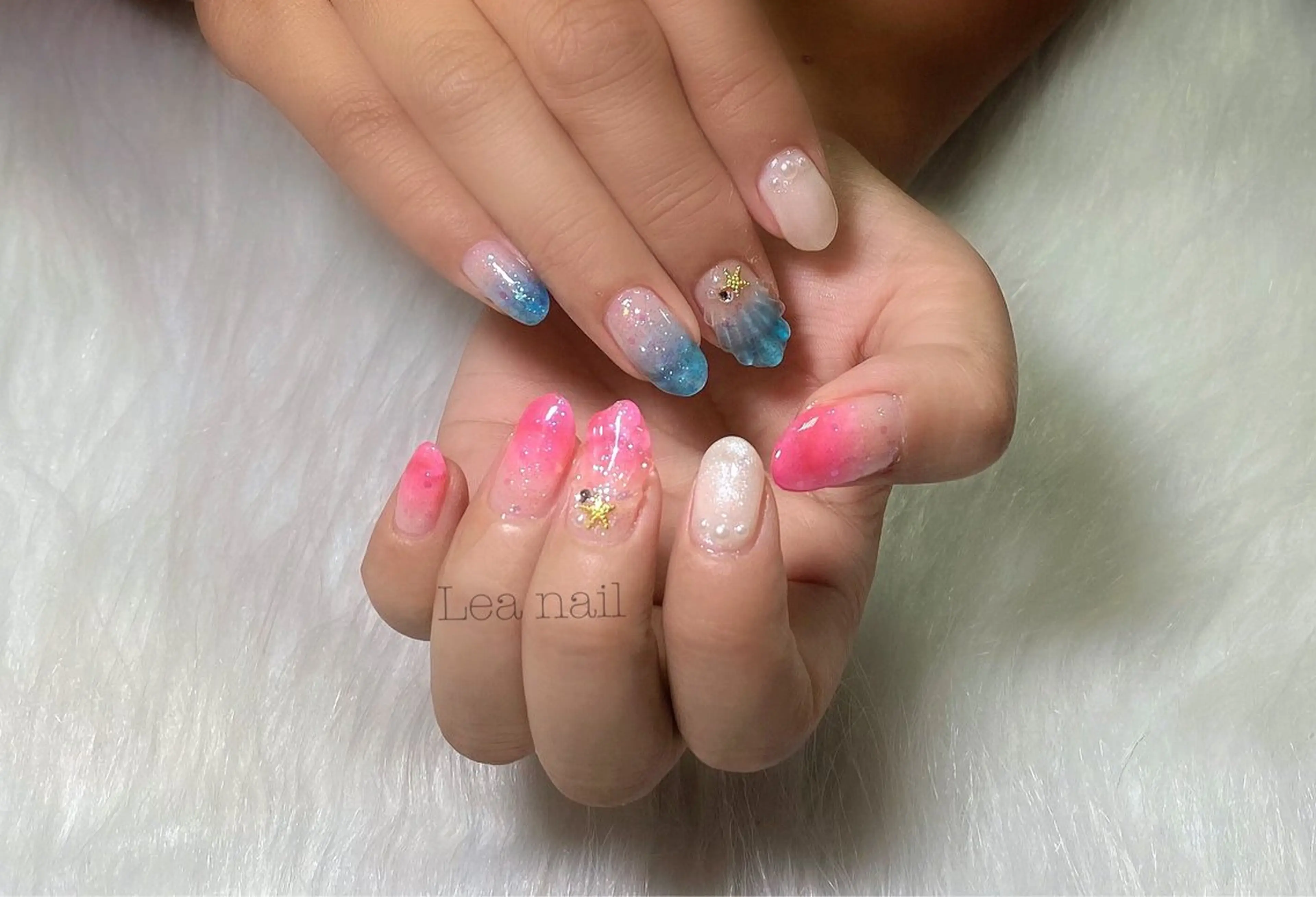 ネイル 持ち込み ハンドネイル Lea nail所属・Lea nailのネイルデザイン