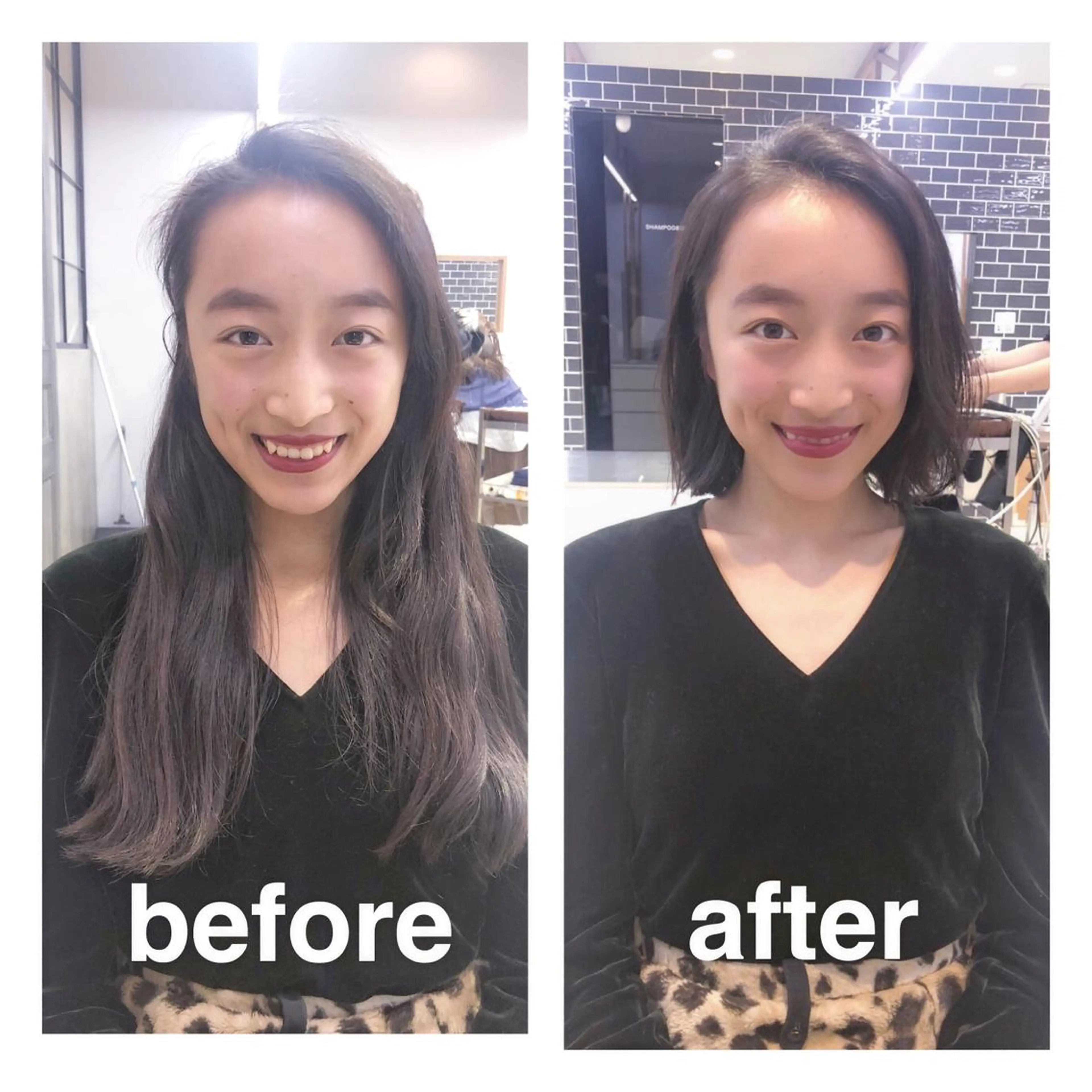 ショート 切りっぱなしボブ ボブ SALOWIN四条河原町所属・中村 美穂のヘアスタイル