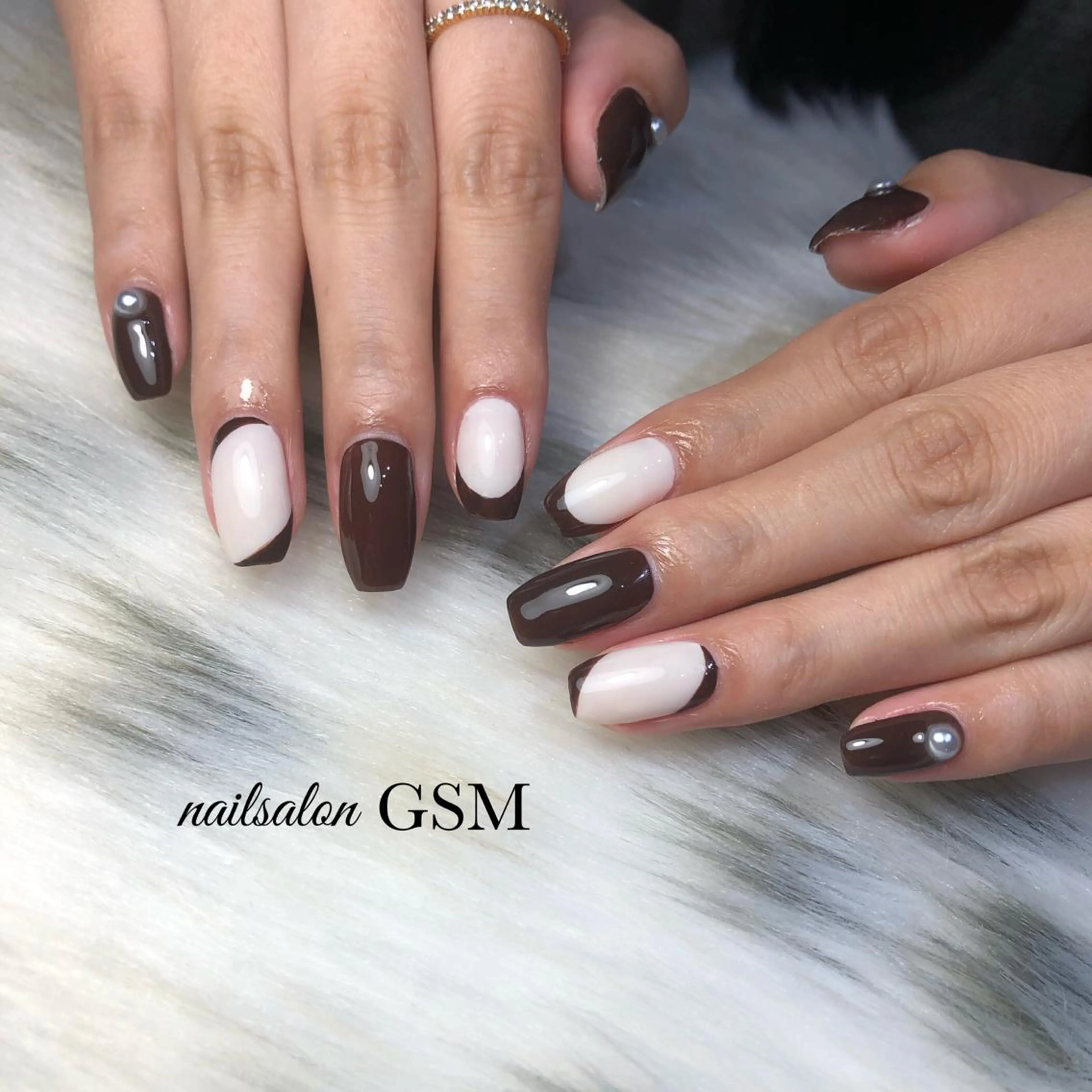 ネイル シンプルネイル nail salon GSMのネイルデザイン