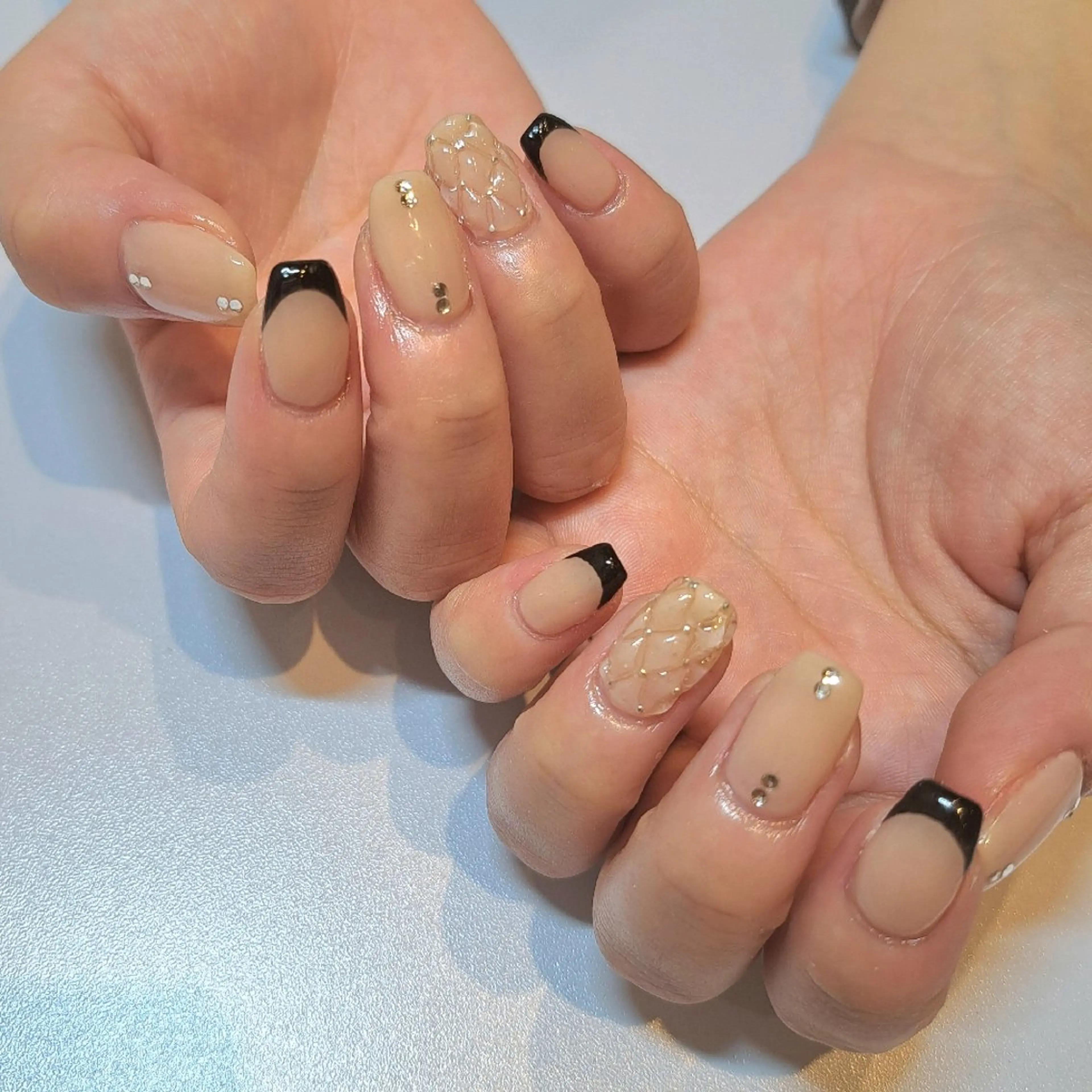 ネイル フレンチネイル オフィスネイル Nail mood /アートし放題のネイルデザイン