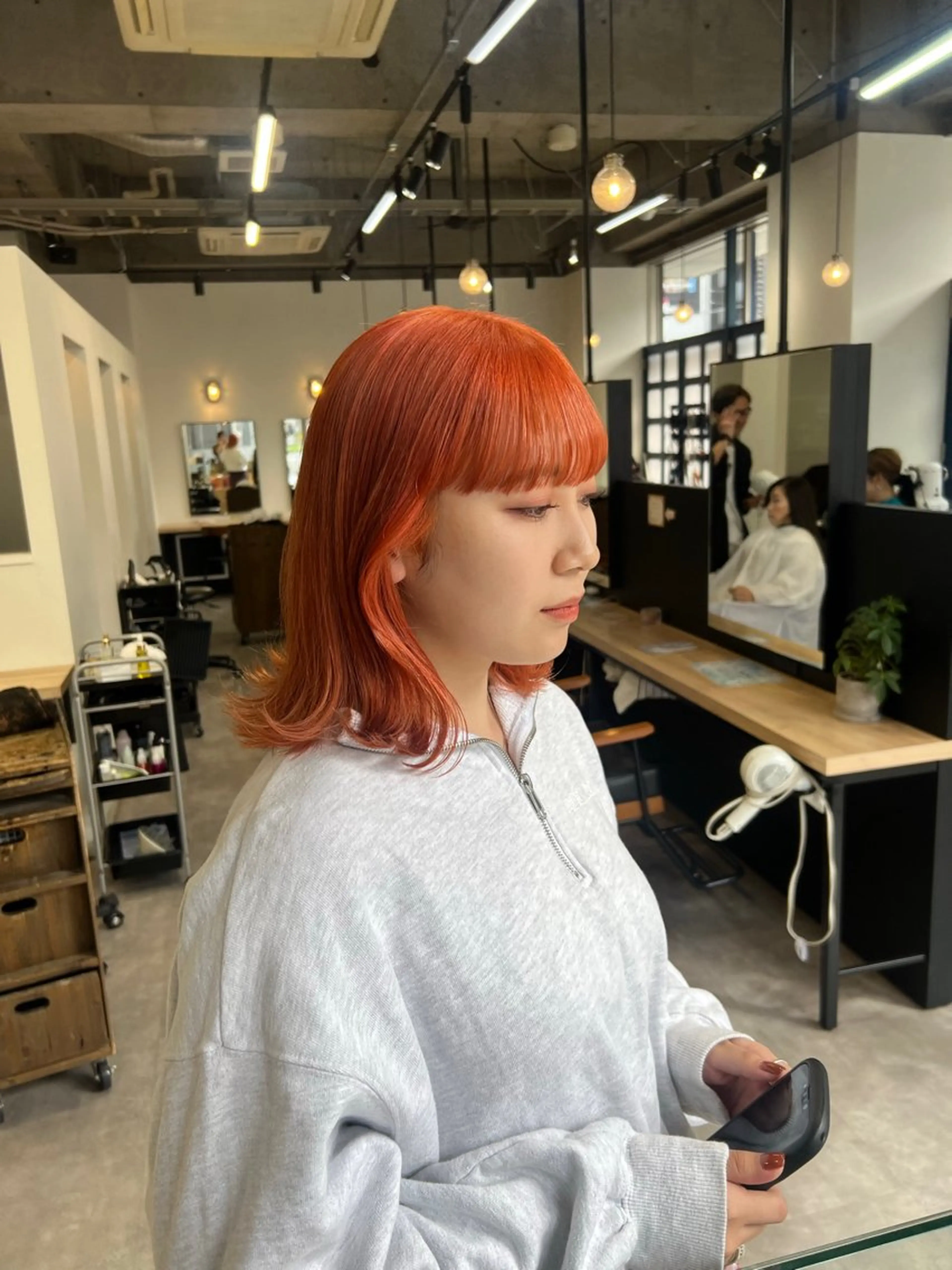 ミディアム ヘアカラー てんてん/ 天坂　有里のヘアスタイル