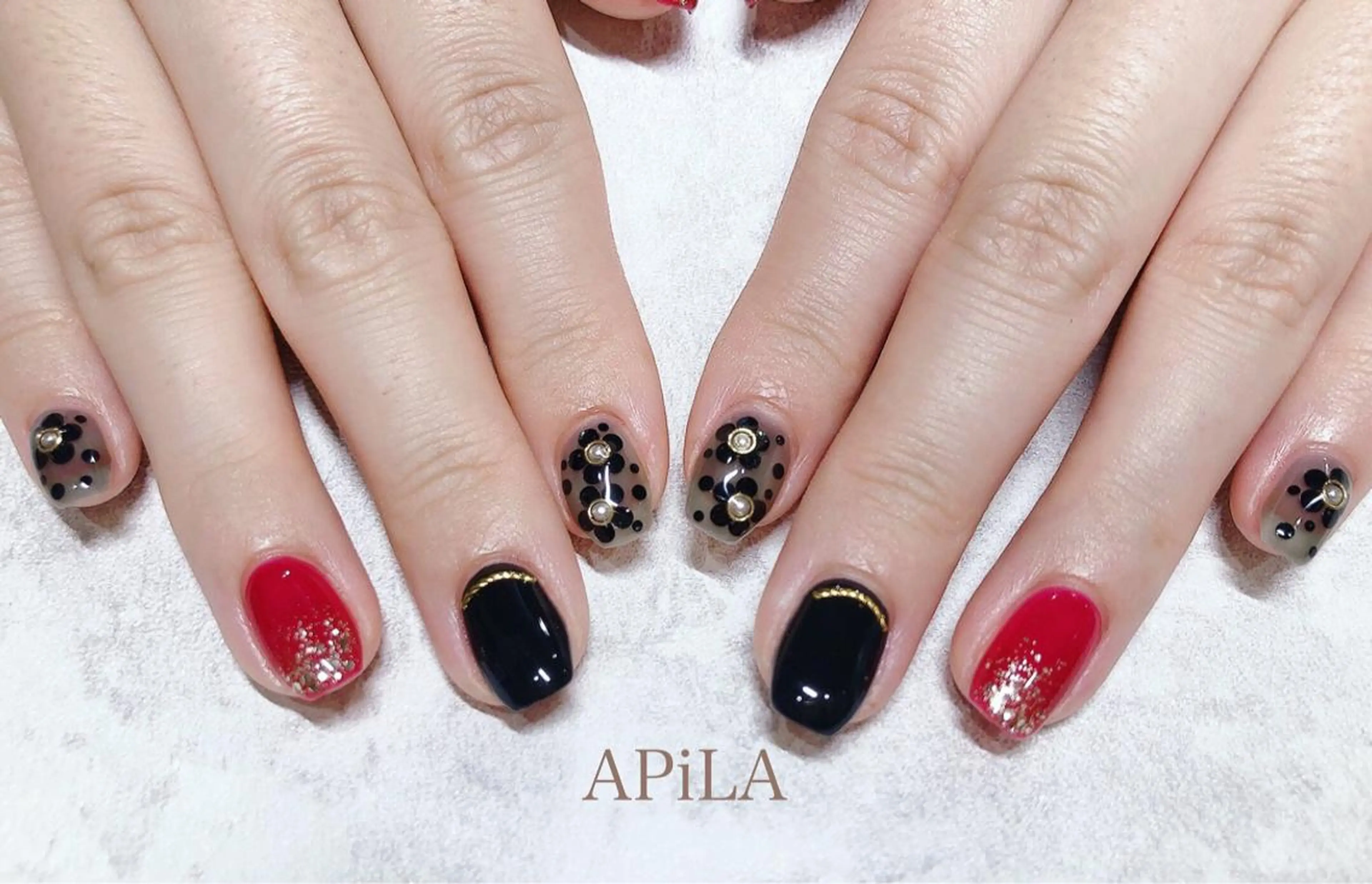 ネイル APiLA 甲斐田のネイルデザイン