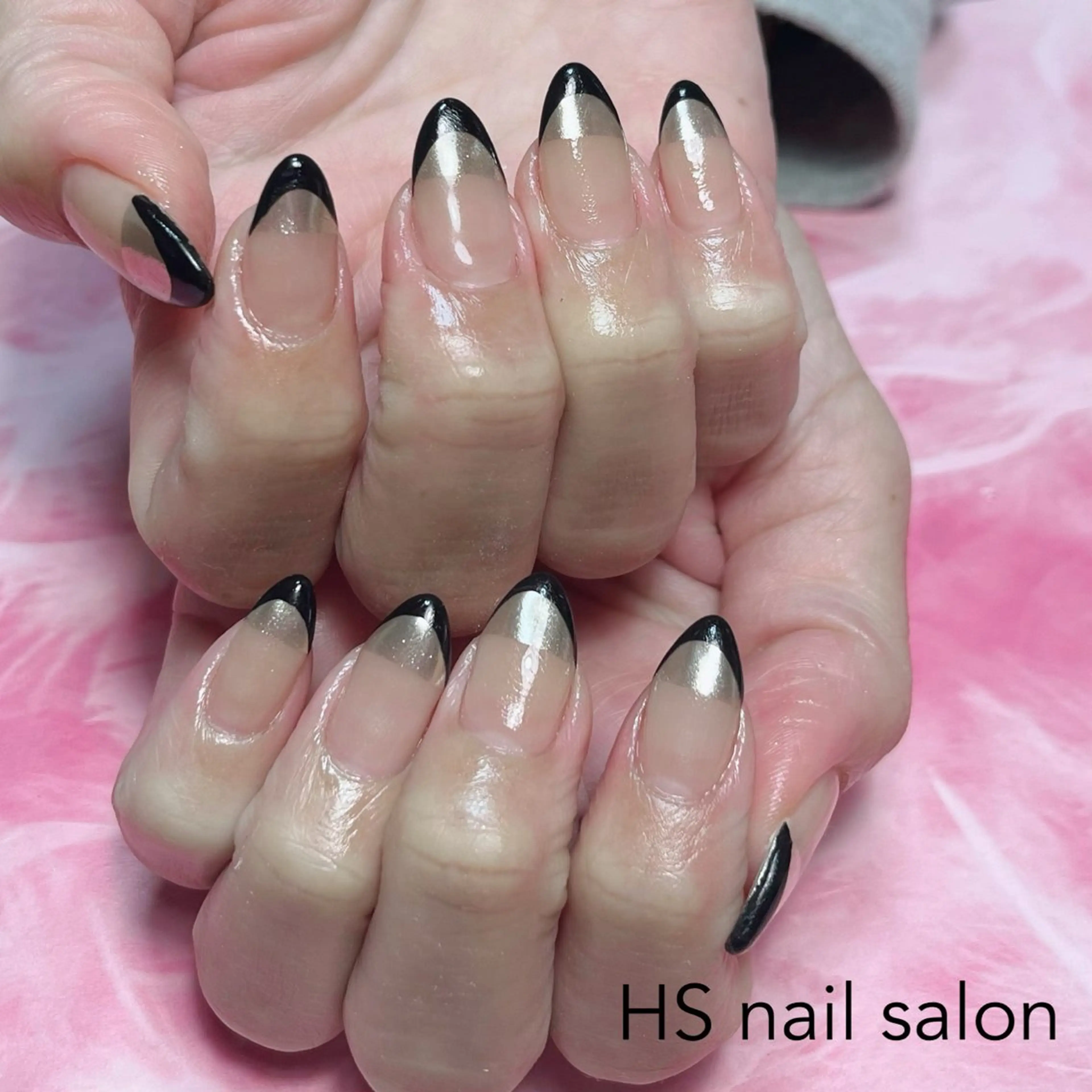 セミロング ハンドネイル hs nail salonのネイルデザイン