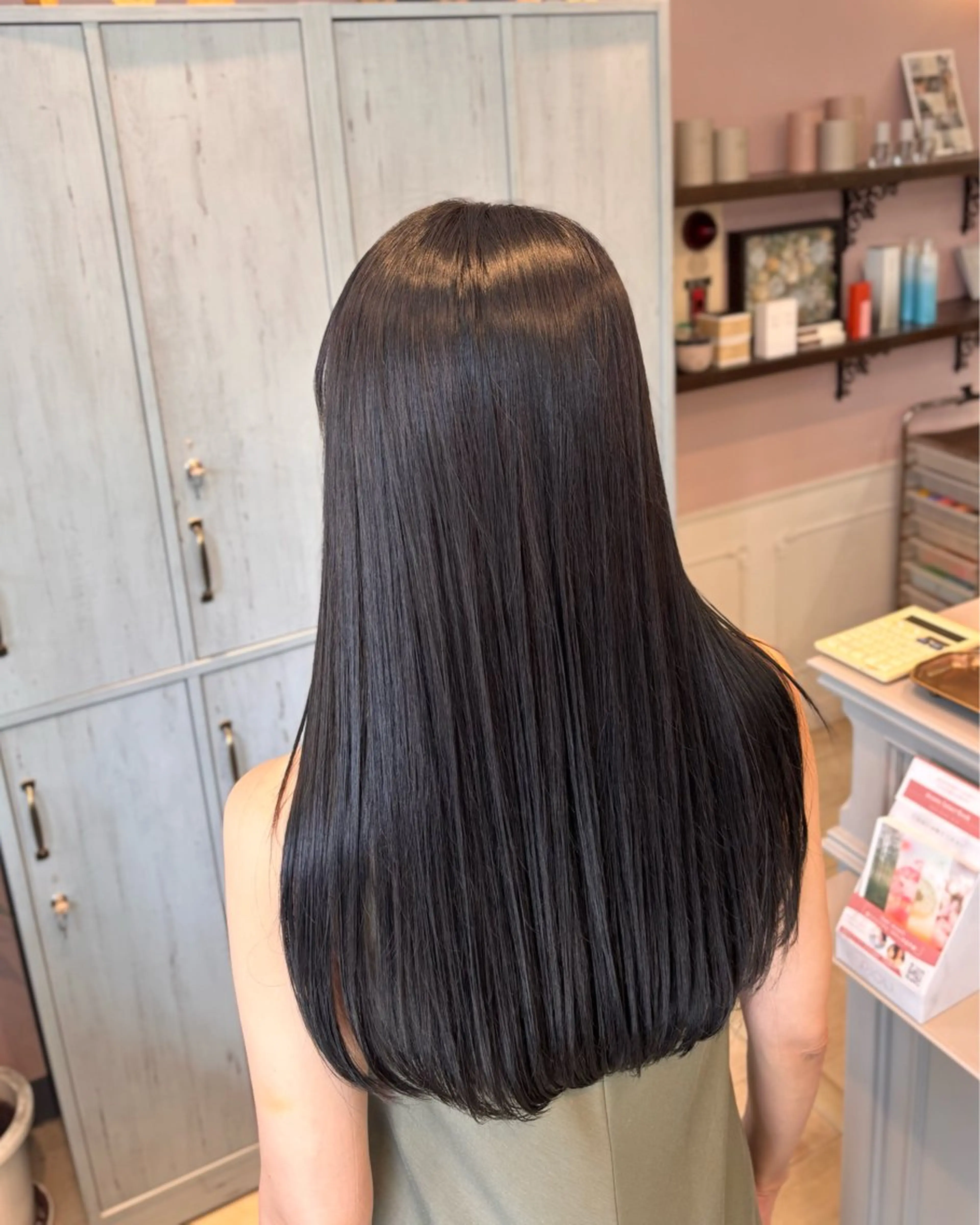 ロング カラー カット ヘアカラー 🌱なゆみ🌱透明感 /ナチュラル/高宮のヘアスタイル