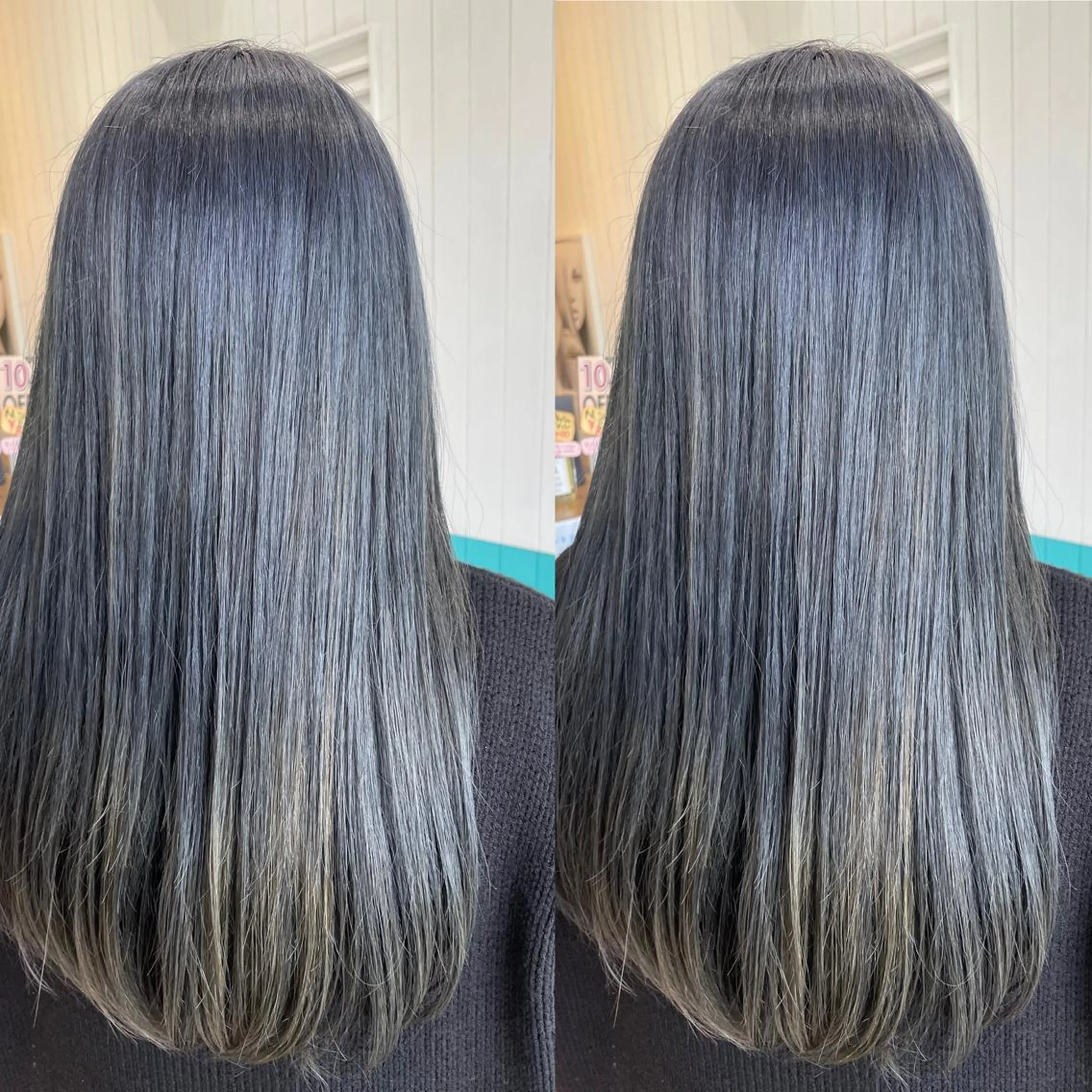 ロング カラー ブリーチ グレージュ Snaly カラー特化ページのヘアスタイル