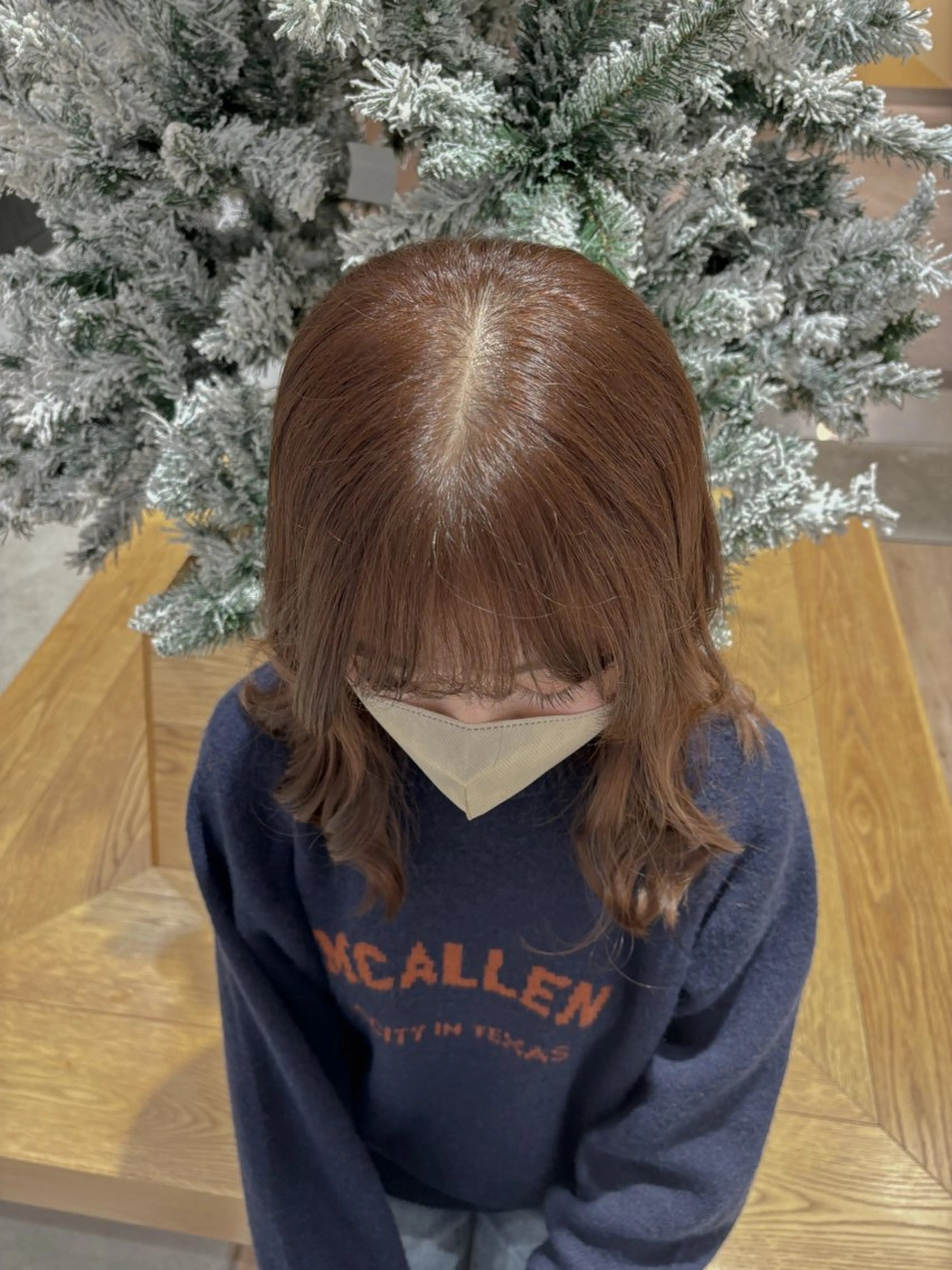 セミロング ヘアカラー 須藤 萌のヘアスタイル