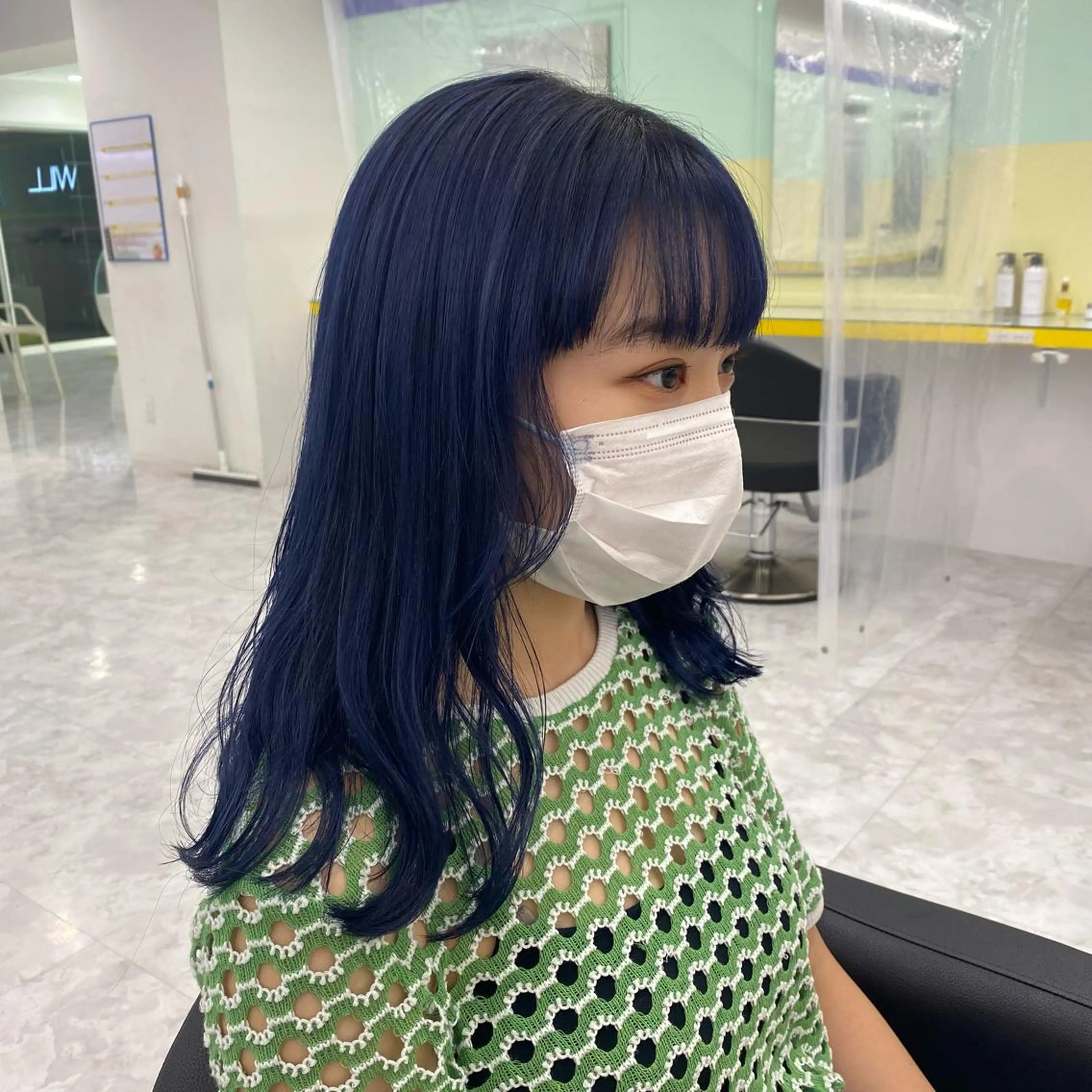 セミロング カラー ヘアアレンジ ヘアカラー トリートメント GOTODAY shair salon 横浜mare店所属・透明感抜群カラー mai🍑♡のヘアスタイル