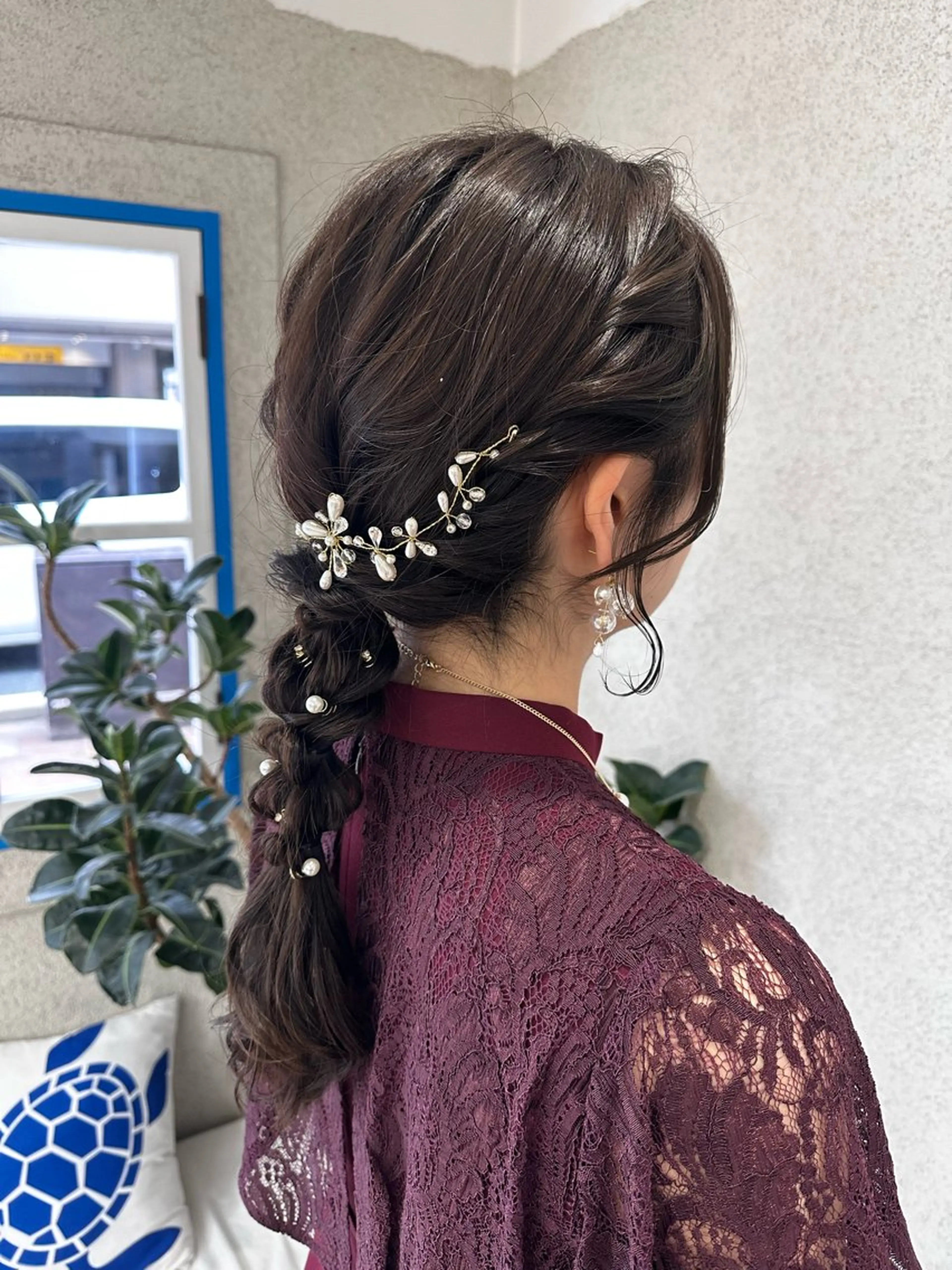 ロング ヘアセット 阿部 美咲のヘアスタイル