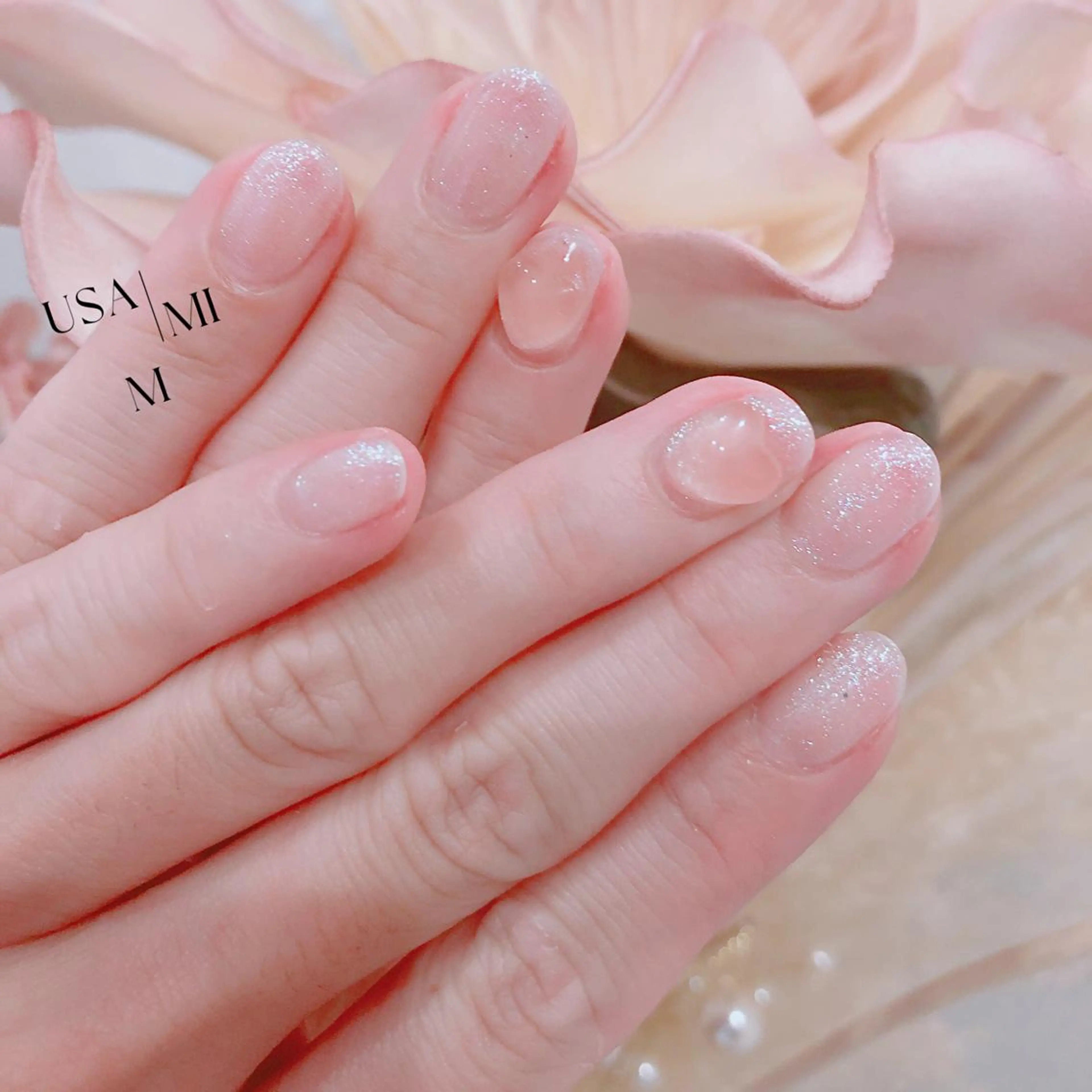 ショート ネイル USAMiMi 🐰💕のネイルデザイン