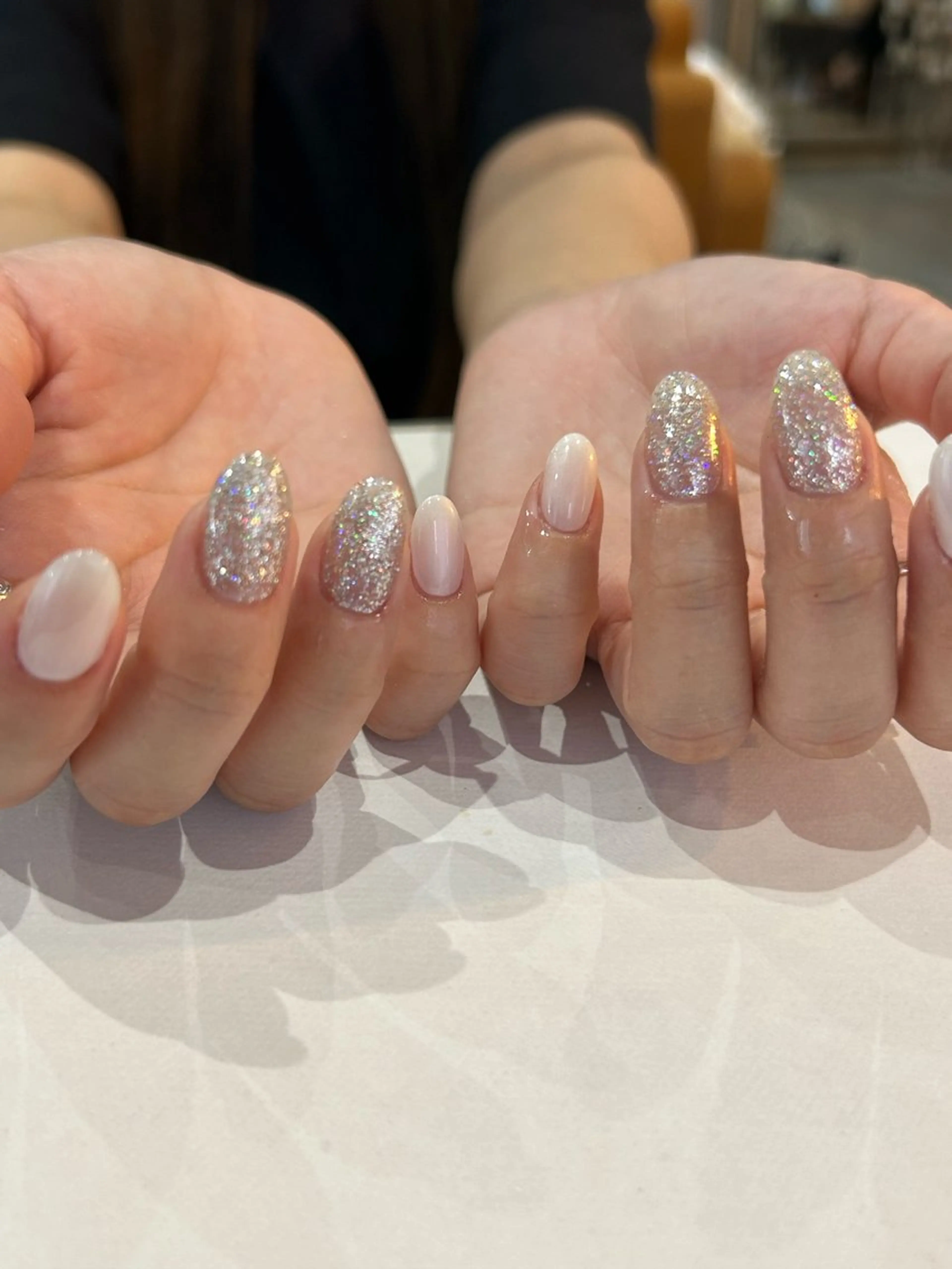 ネイル キラキラネイル ラメ(グリッター) ハンドネイル scré as Ételのネイルデザイン