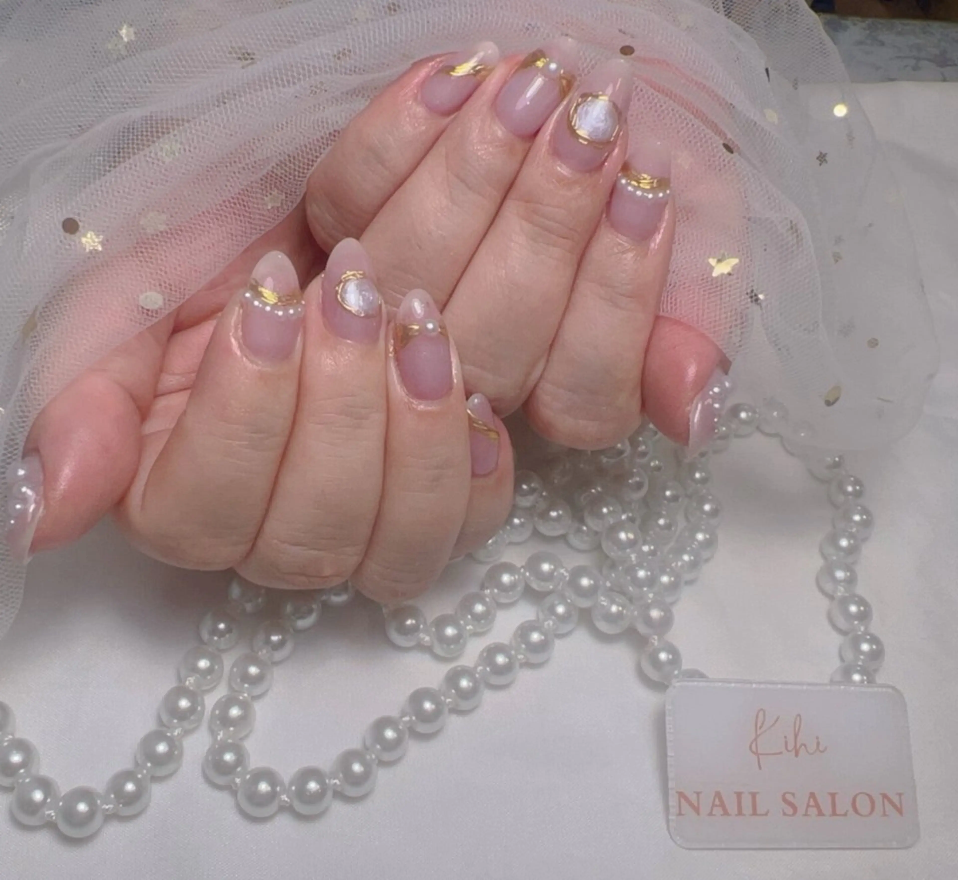 ネイル アートネイル フレンチネイル ジェルネイル グラデーション 韓国ネイル 村中 ハナのネイルデザイン