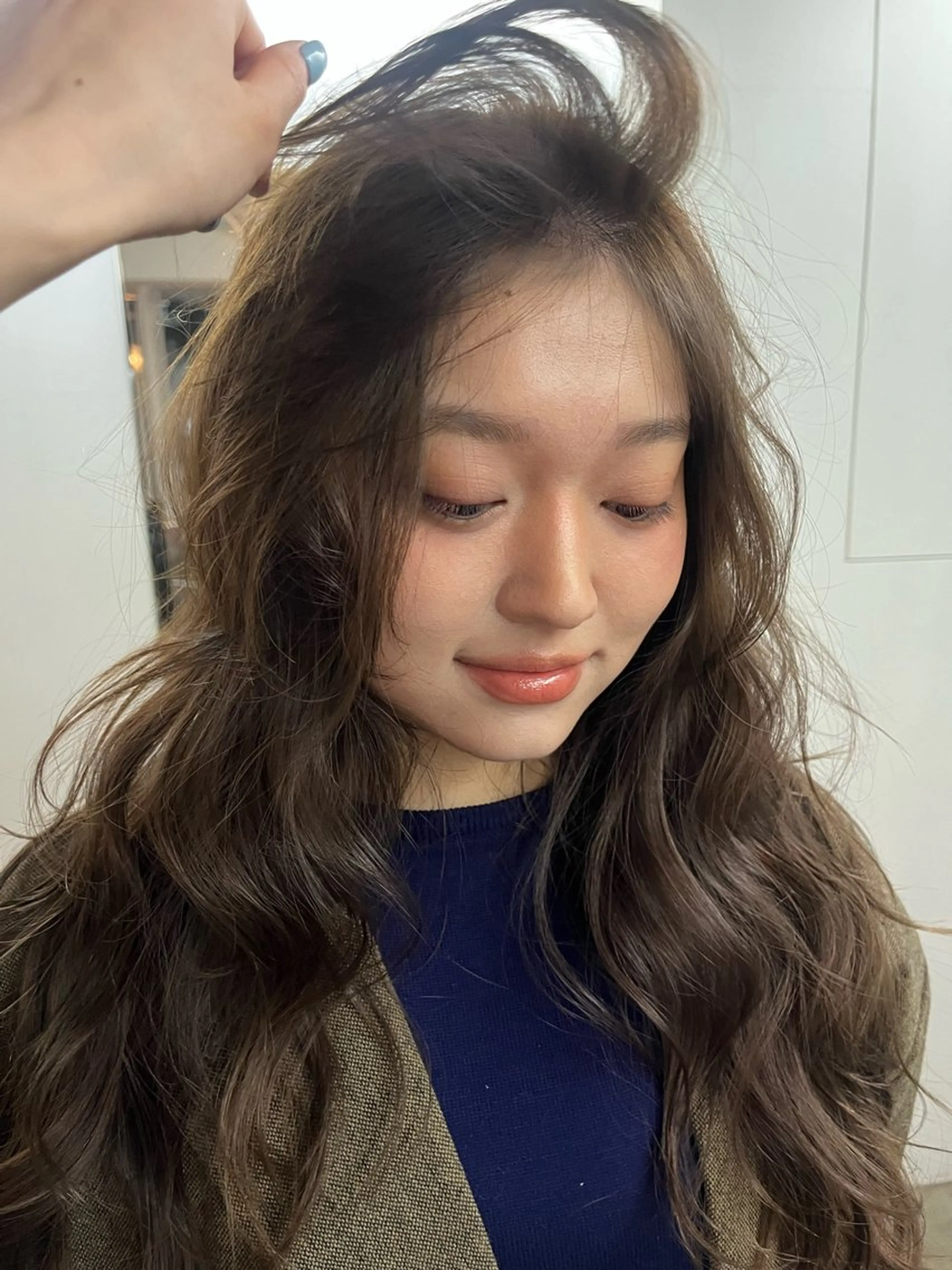 ロング ヘアカラー トリートメント レイヤー/ケアパーマ /ニュアンス/モードのヘアスタイル