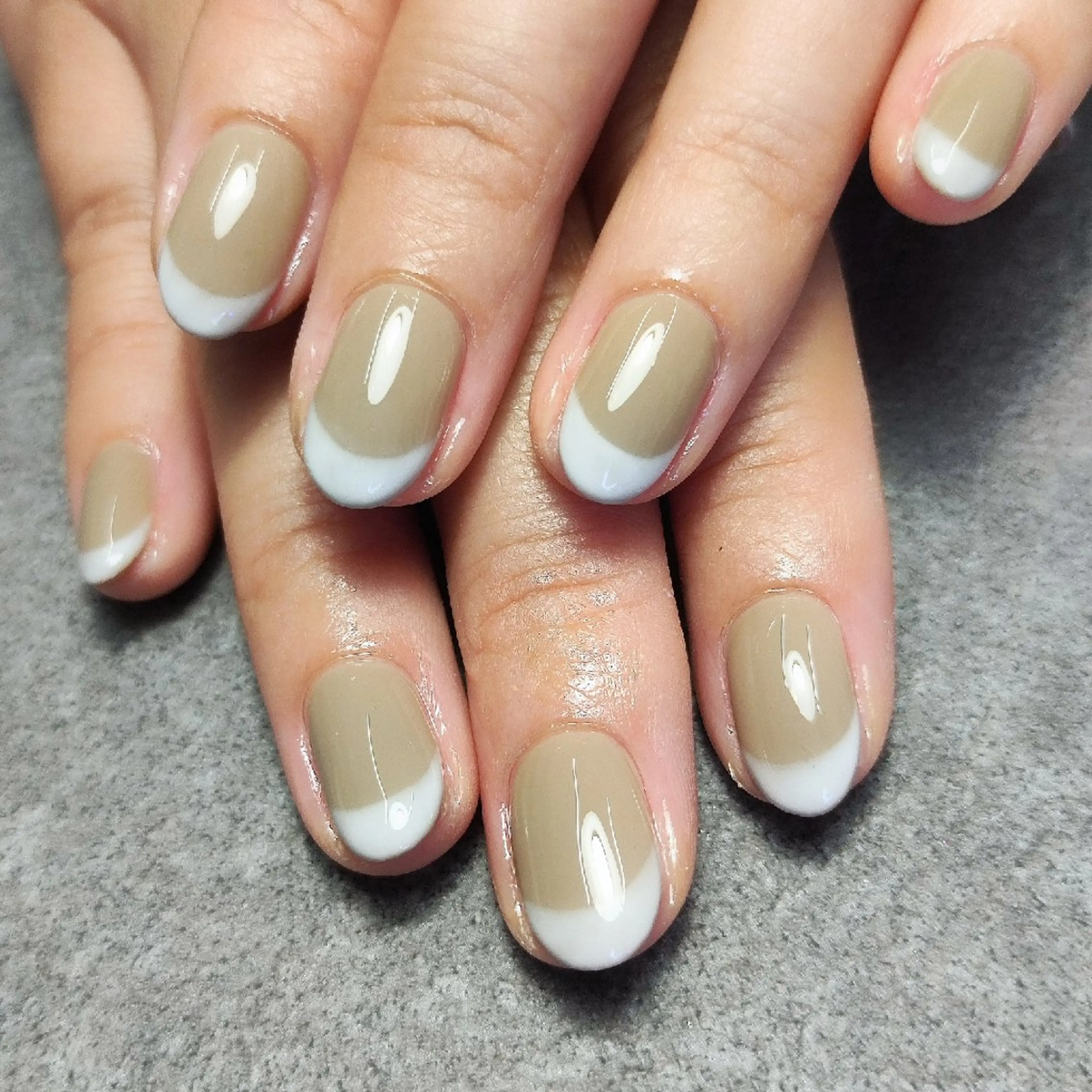ネイル フレンチネイル ホワイト 個人サロン saltnailのネイルデザイン