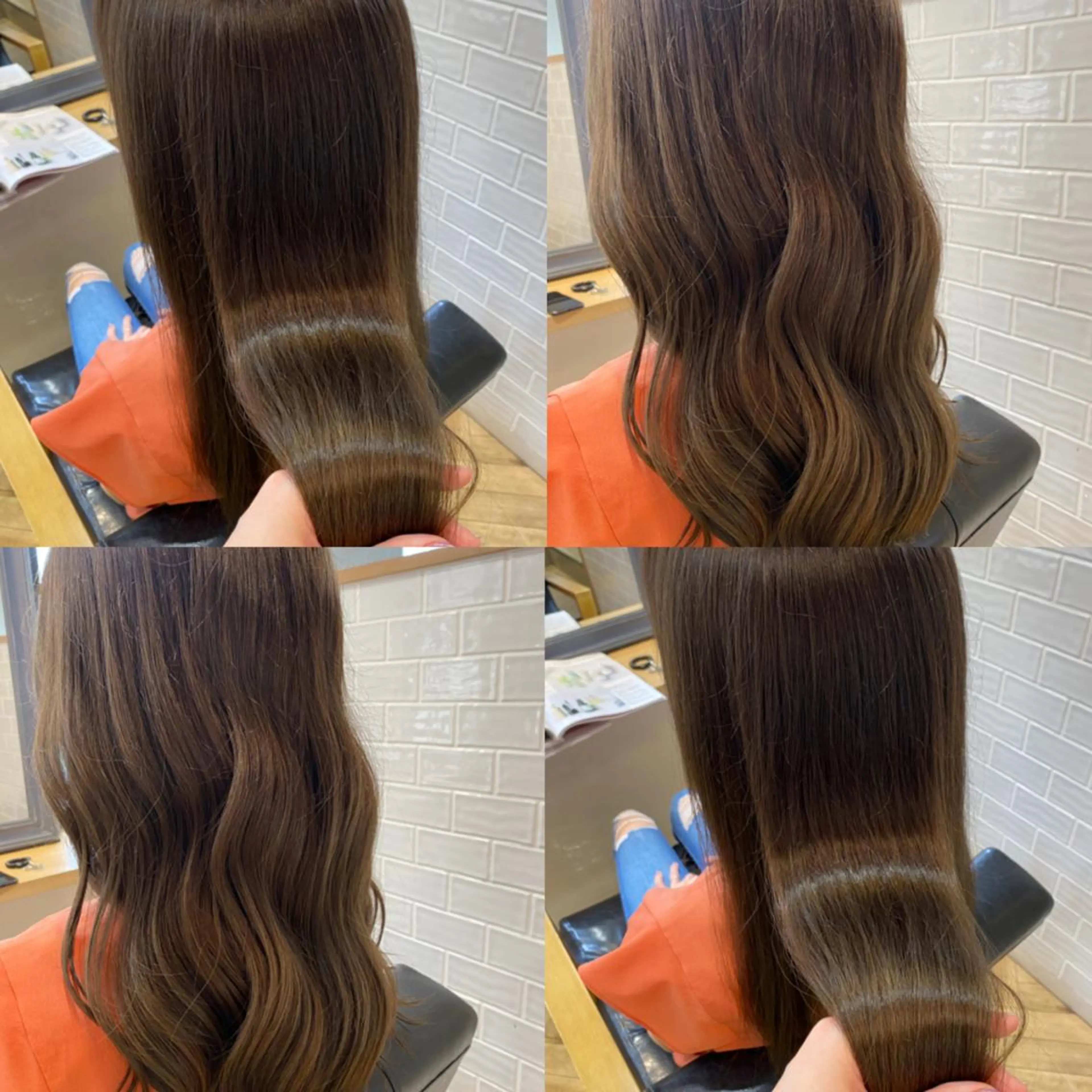 ロング カラー 艶カラー/韓国顔周り 🎀mamiのヘアスタイル