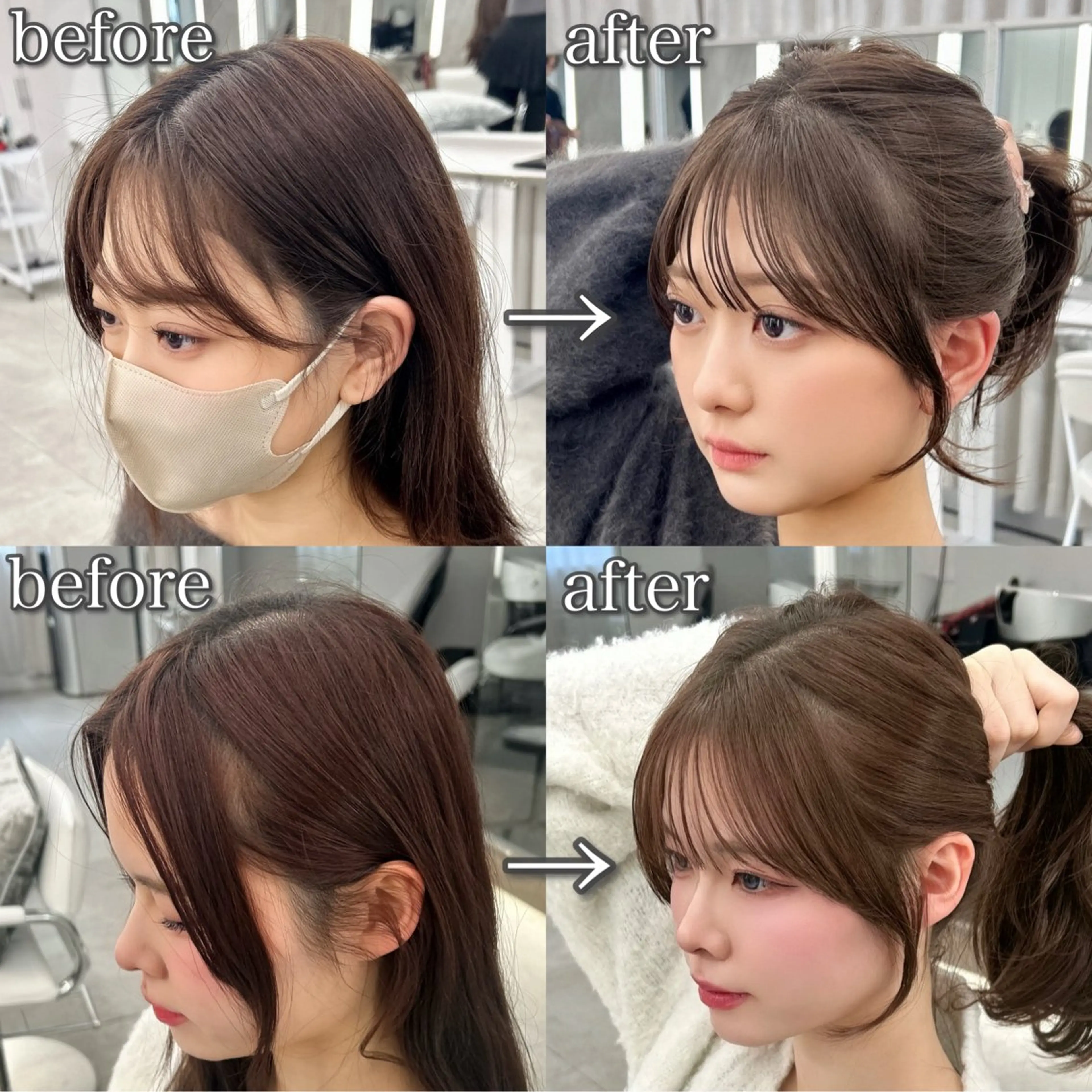 ロング 韓国顔まわり/前髪 /レイヤー/いつきのヘアスタイル