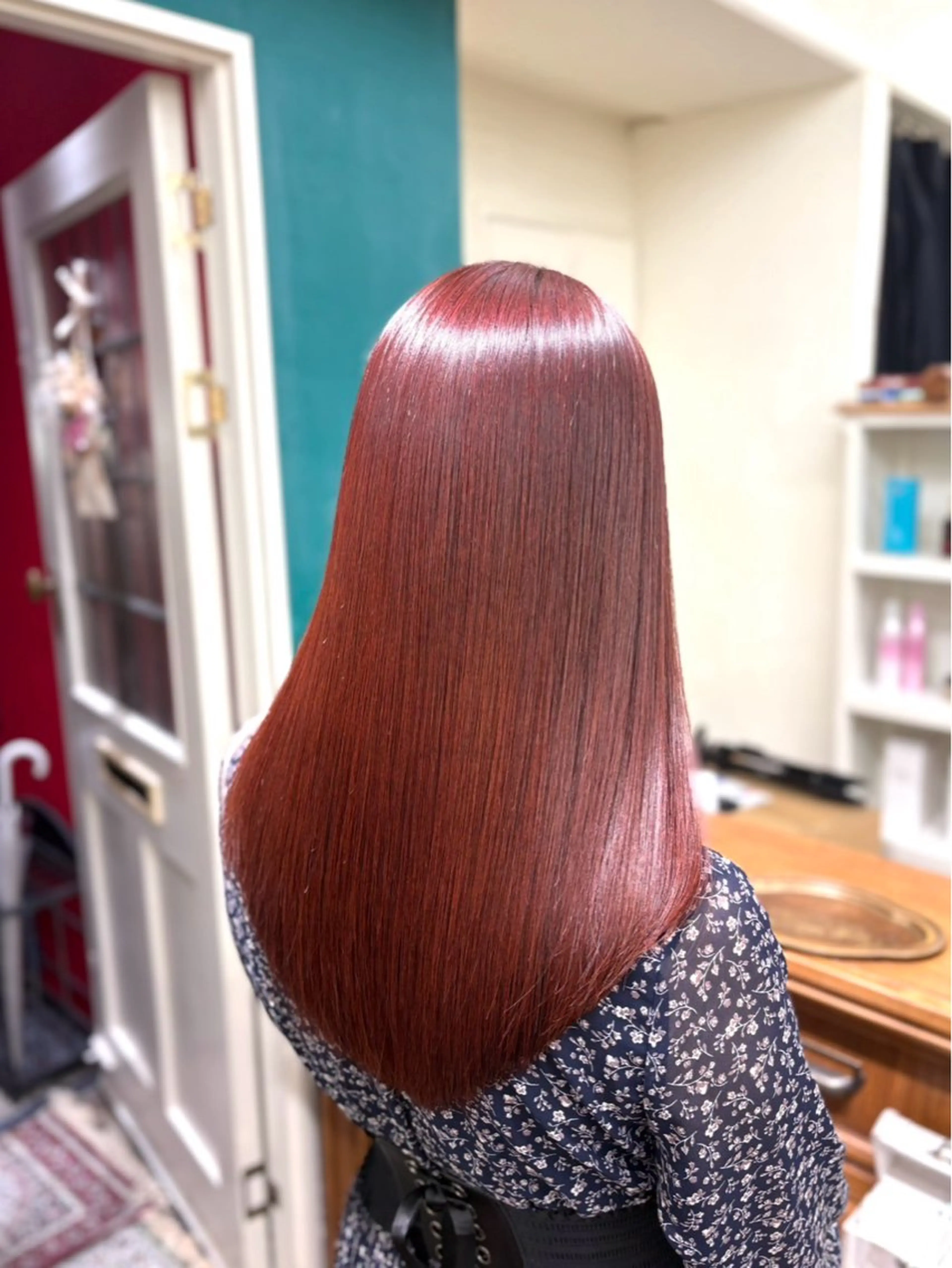 ロング カラー ヘアカラー トリートメント 梓真💐 ツヤ髪　渋谷のヘアスタイル