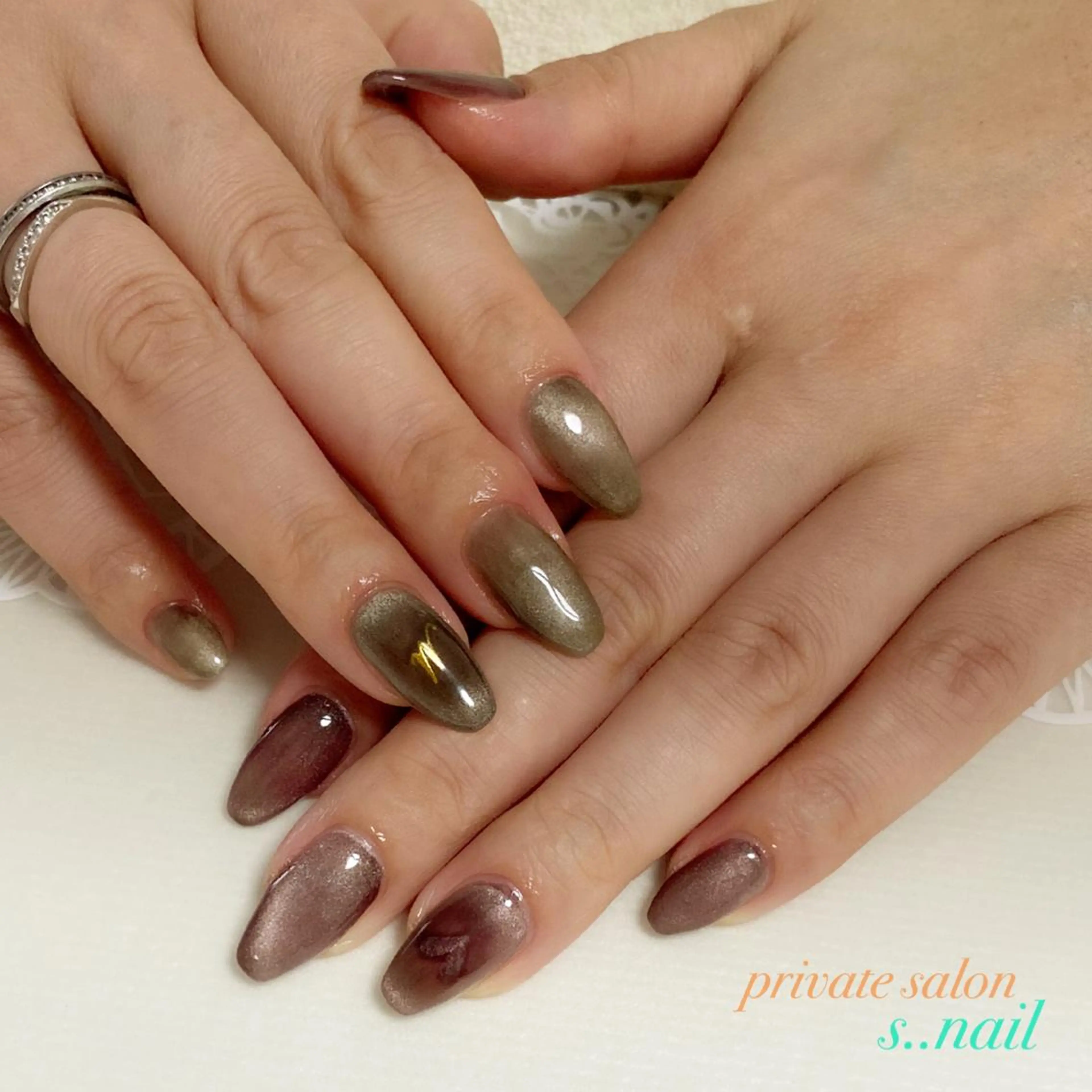 ネイル ジェルネイル マグネットネイル ハンドネイル フットネイル s..nail / MORITAのネイルデザイン