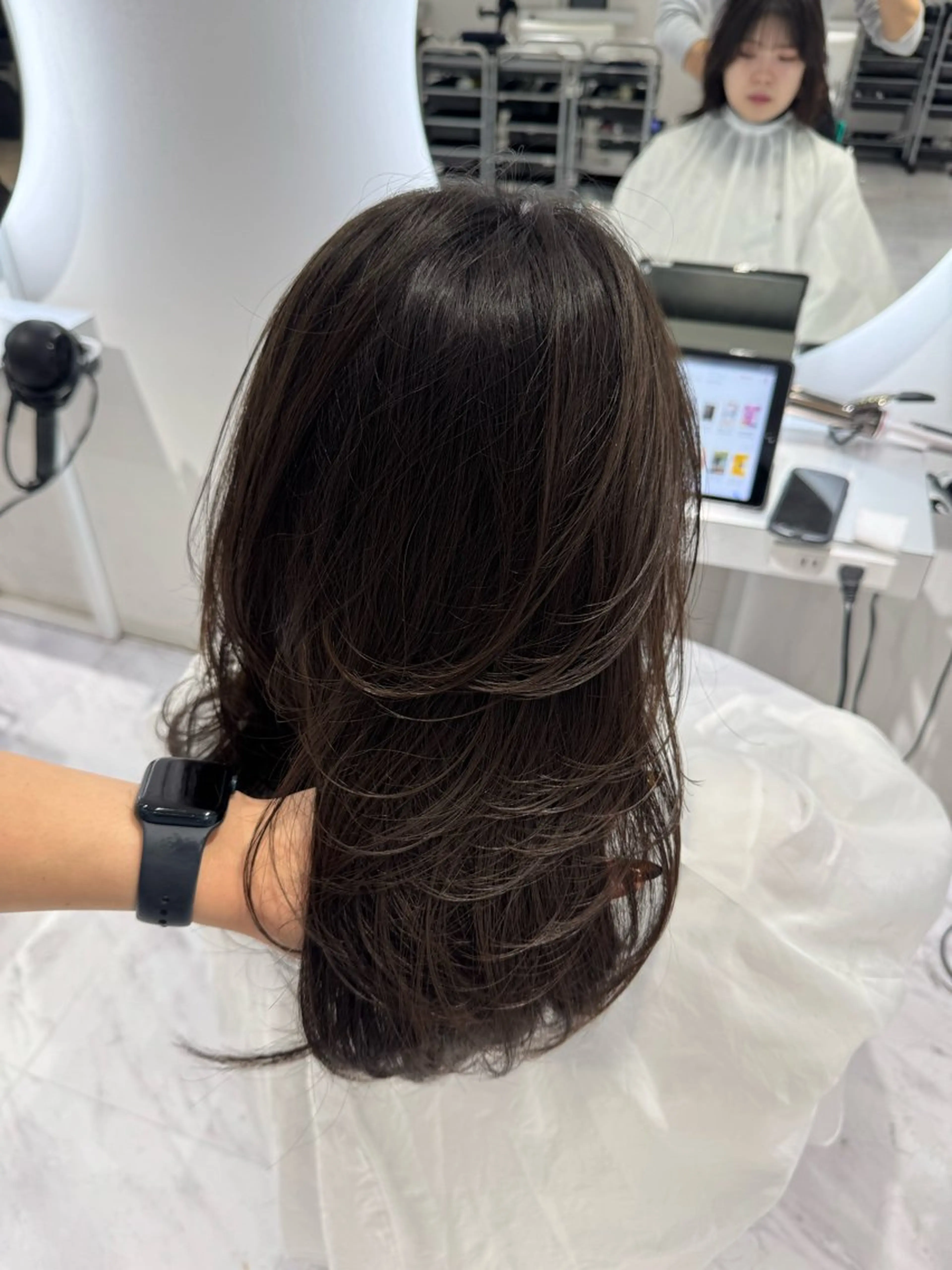 ロング カラー ヘアカラー rina/無料 レイヤーカット/上野のヘアスタイル