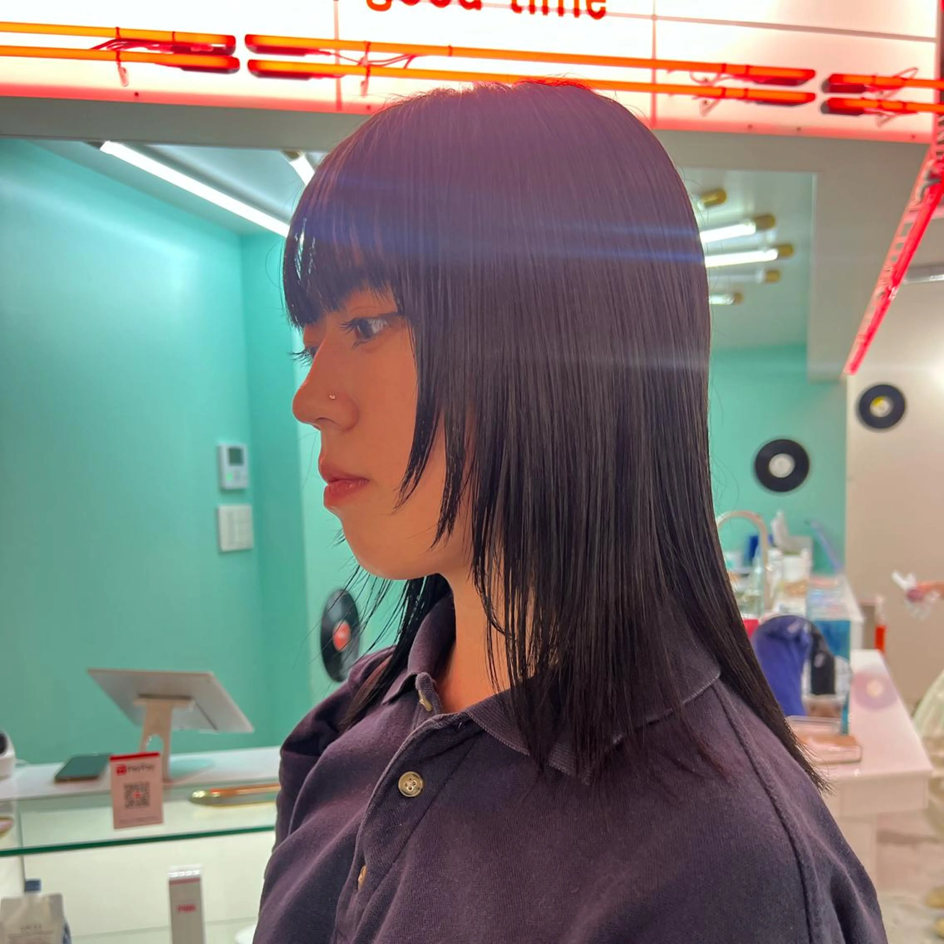 ミディアム 💥ウルフカット デザインあんな💥のヘアスタイル